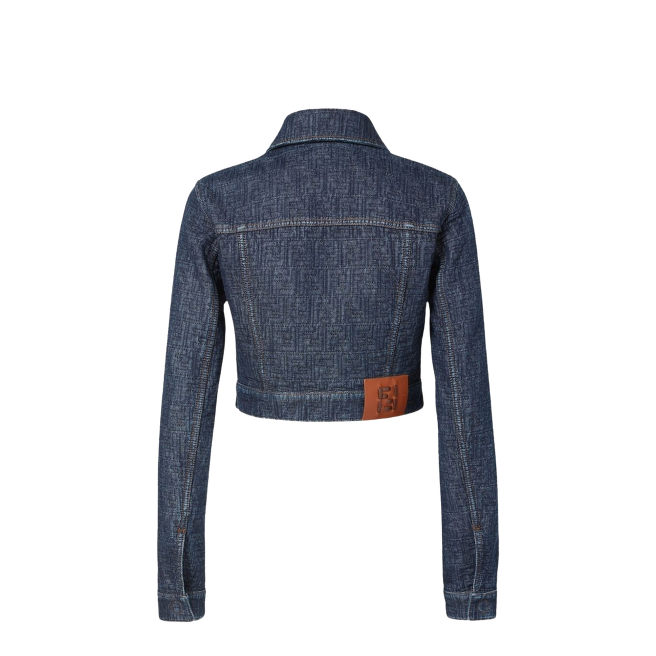 Cropped Denim Jacket - Image 3