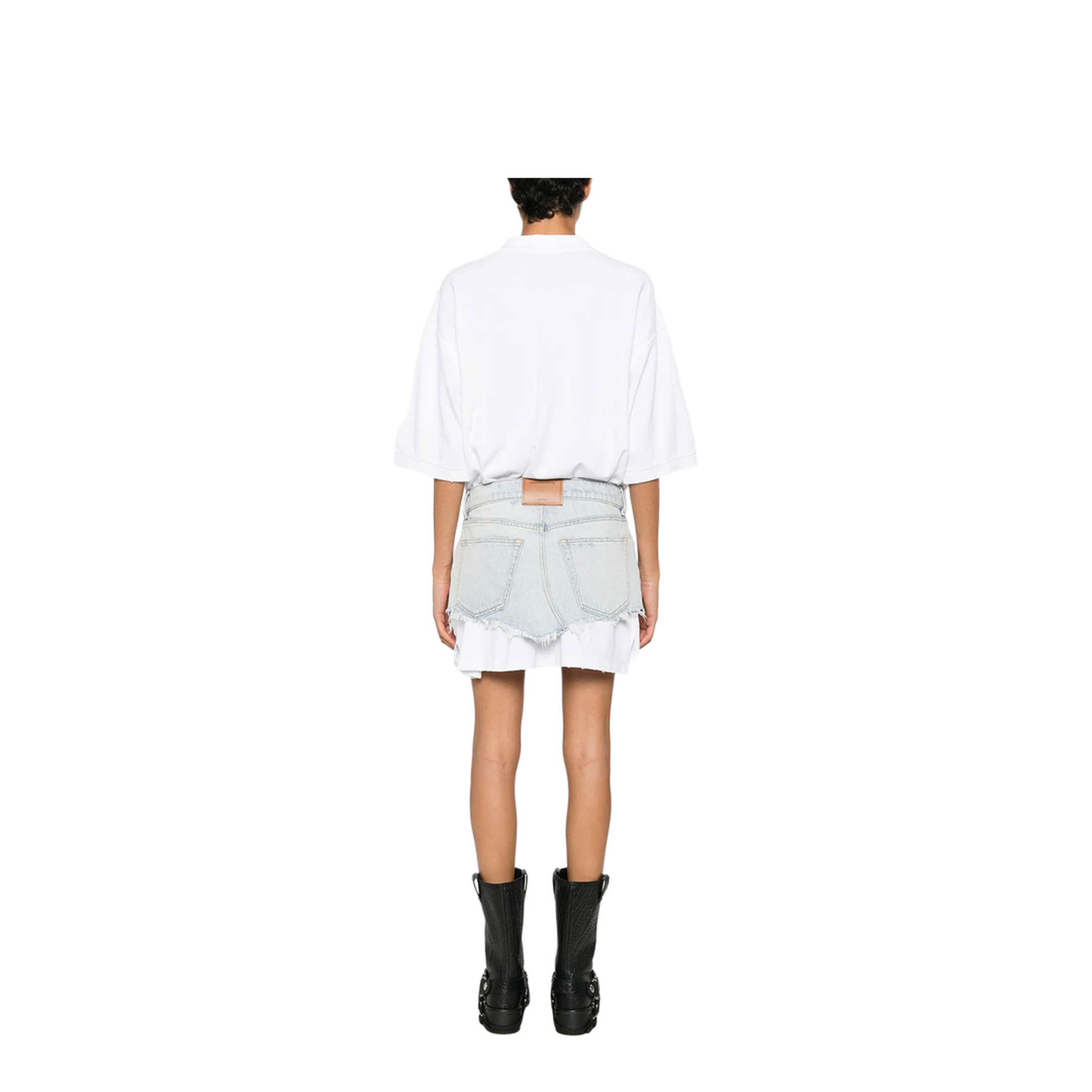 Pre-Styled Denim Polo Dress - Image 3
