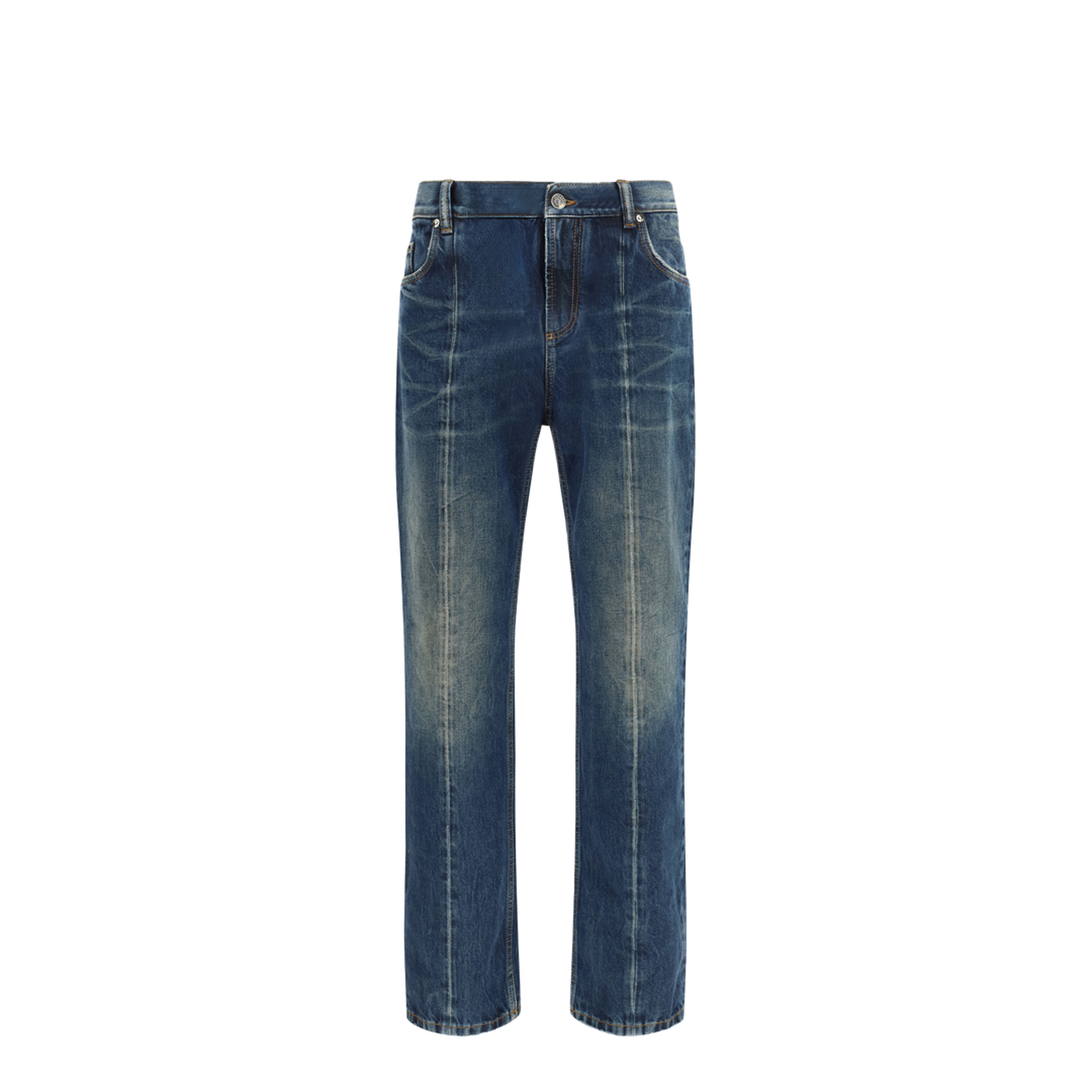 Distressed straight-leg Jeans - Image 1