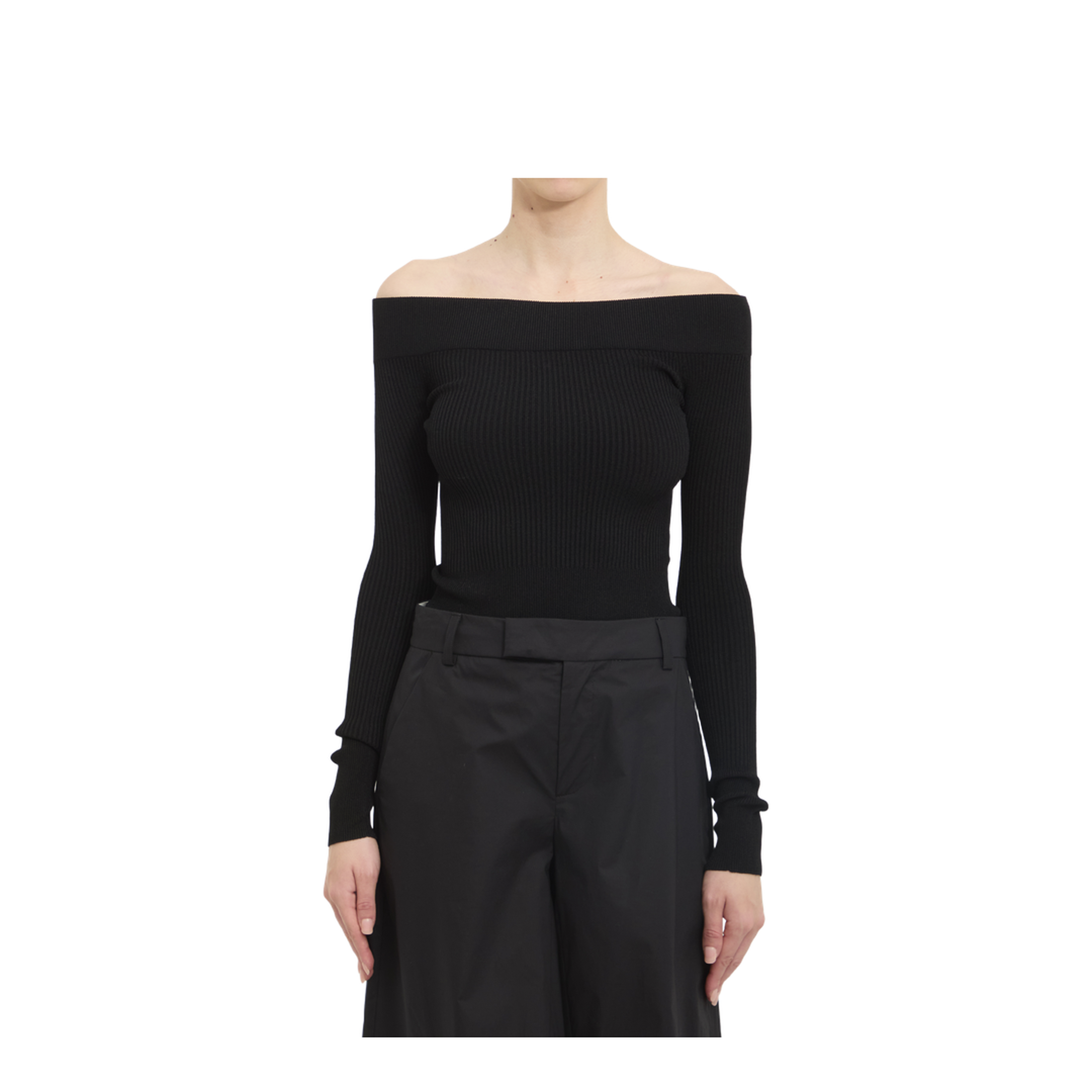 Ribbed Knit Shaping Body - Image 1