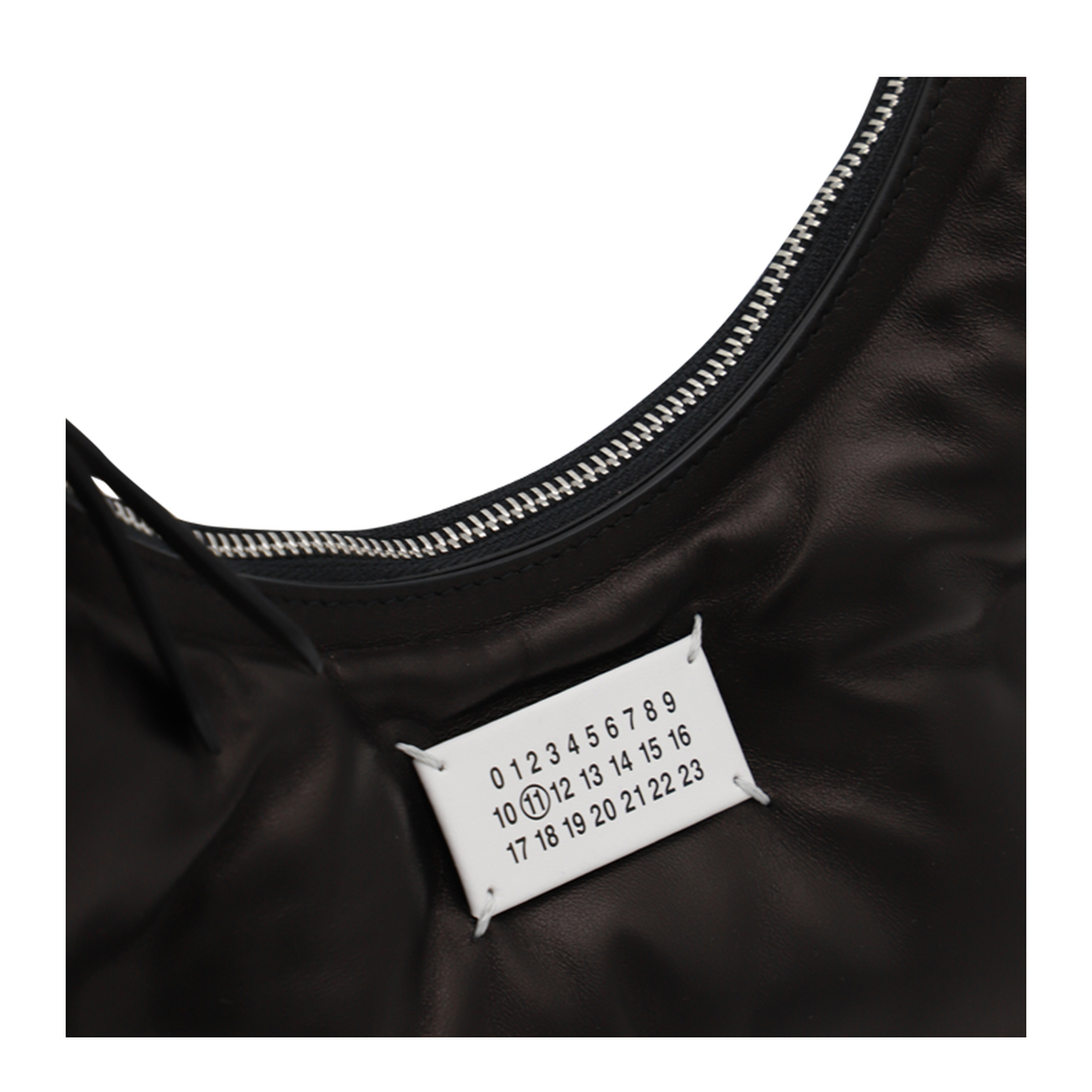 Glam Slam Small Lambskin Hobo Bag - Black - Image 6
