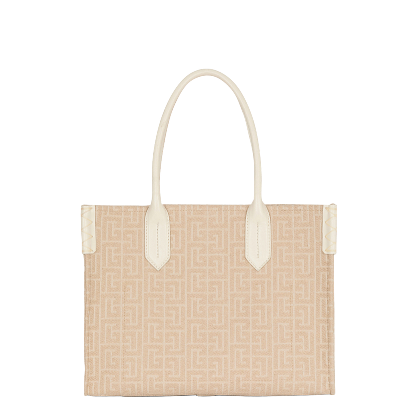 B-Army 36 Monogrammed Canvas Jacquard and Leather Tote Bag - Image 3