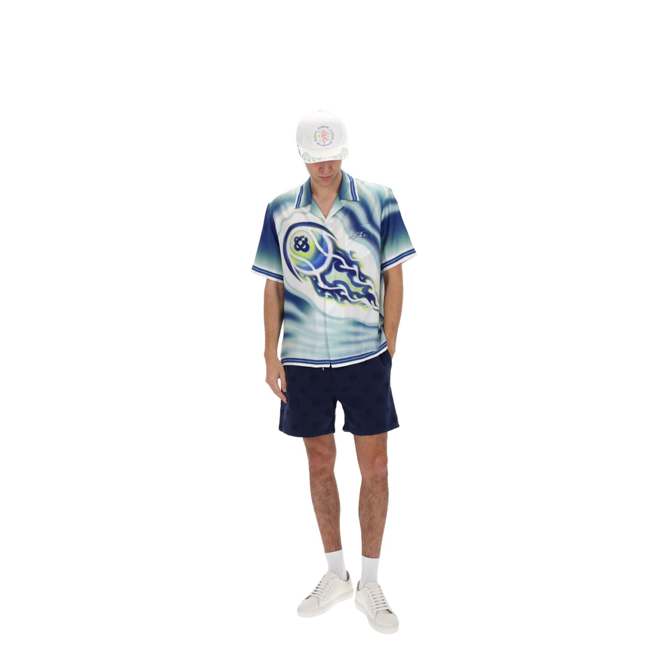 Flaming Tennis Ball Shirt - Image 2