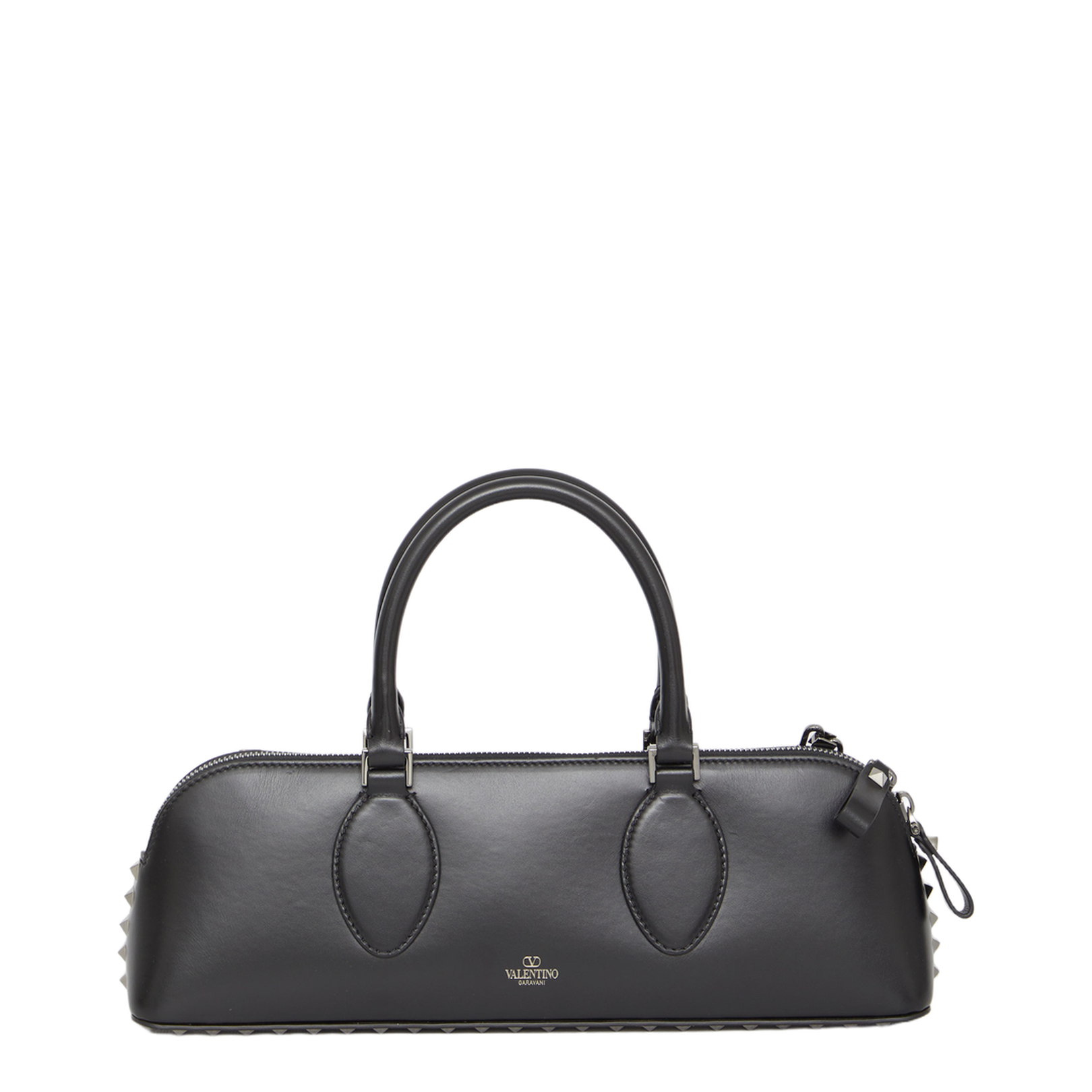 Rockstud East-West Zip-Up Tote Bag - Image 1