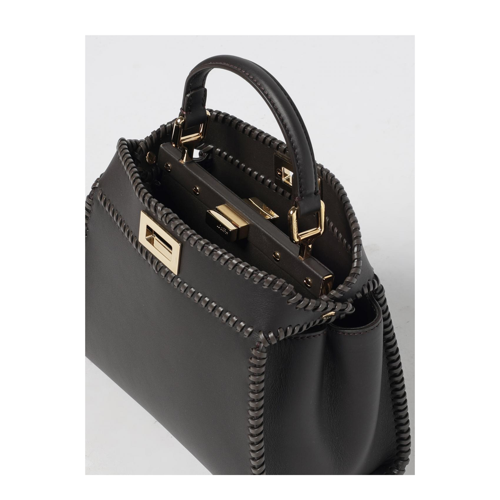 Peekaboo Mini Leather Brown - Image 5