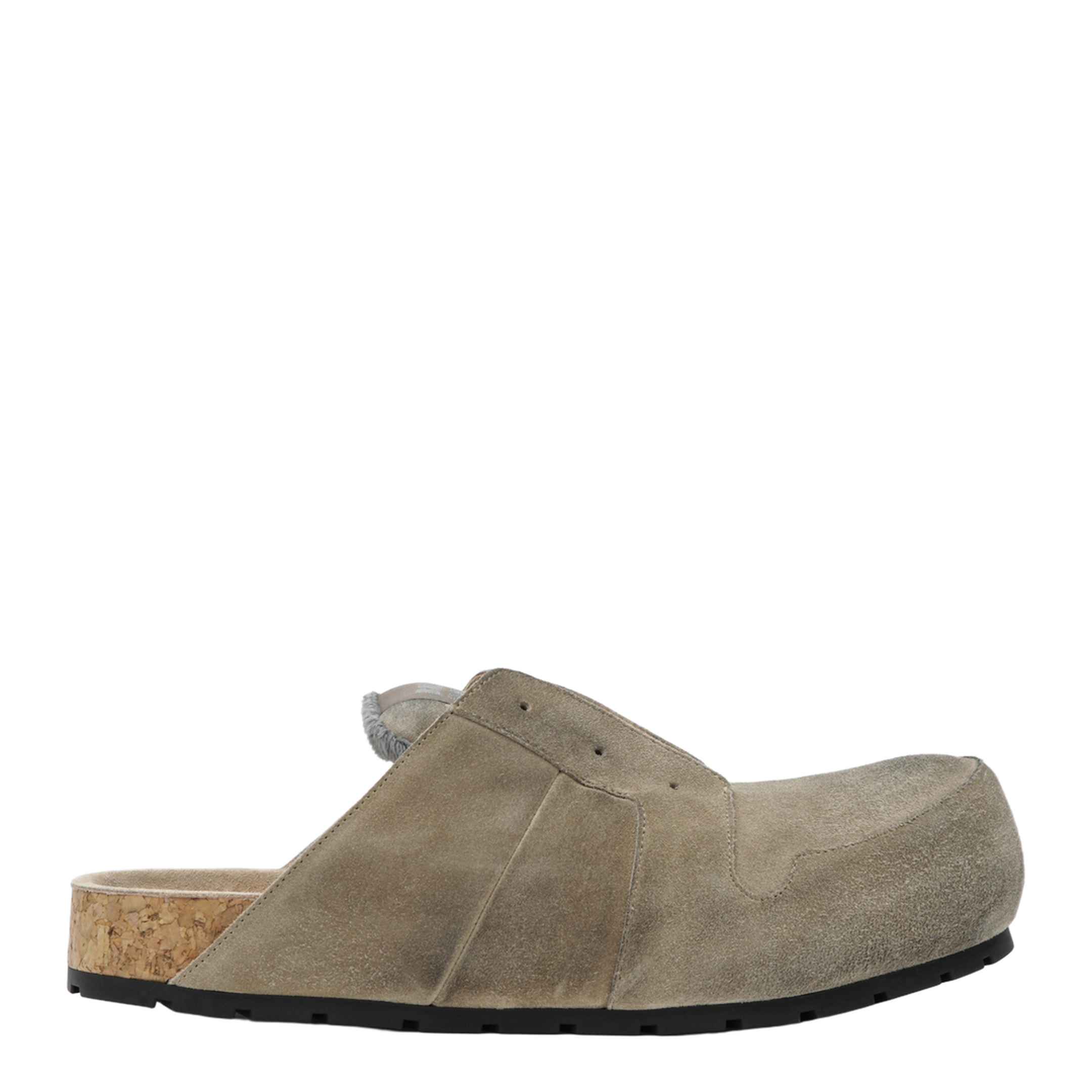 Dumbo Sabot in Distressed Suede Calfskin - Image 1
