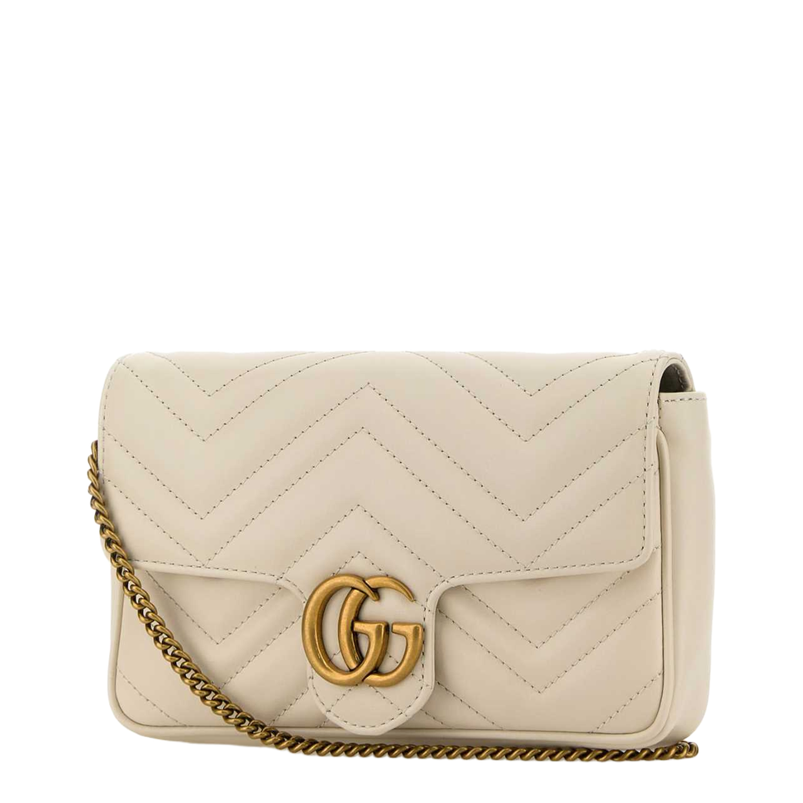 GG Marmont Canvas Shoulder Bag - Beige - Image 3