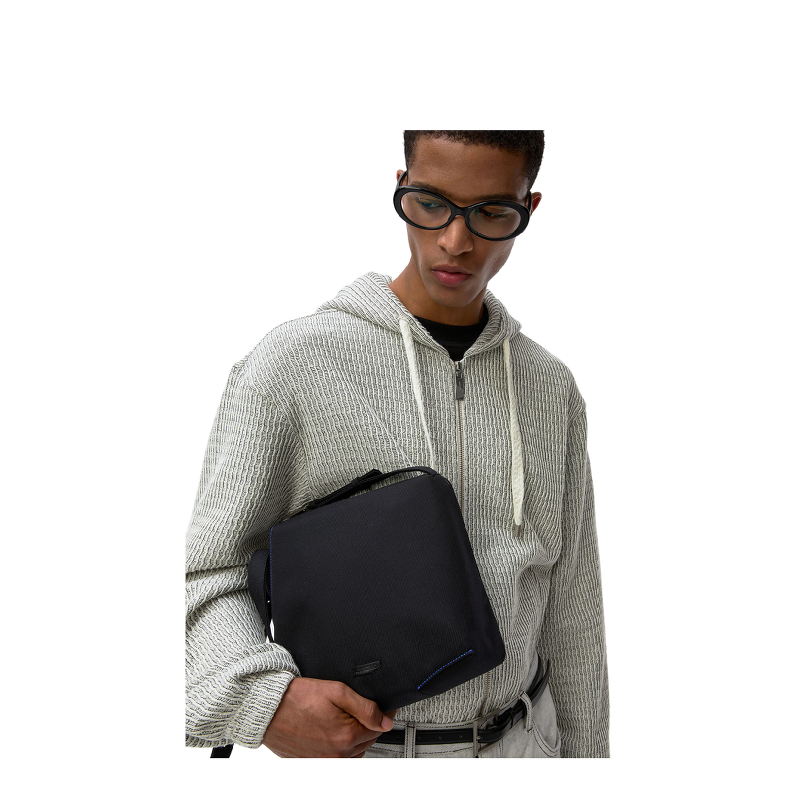 Tetraight Bag Product. 106 Nylon Crossbody - Black - Image 11