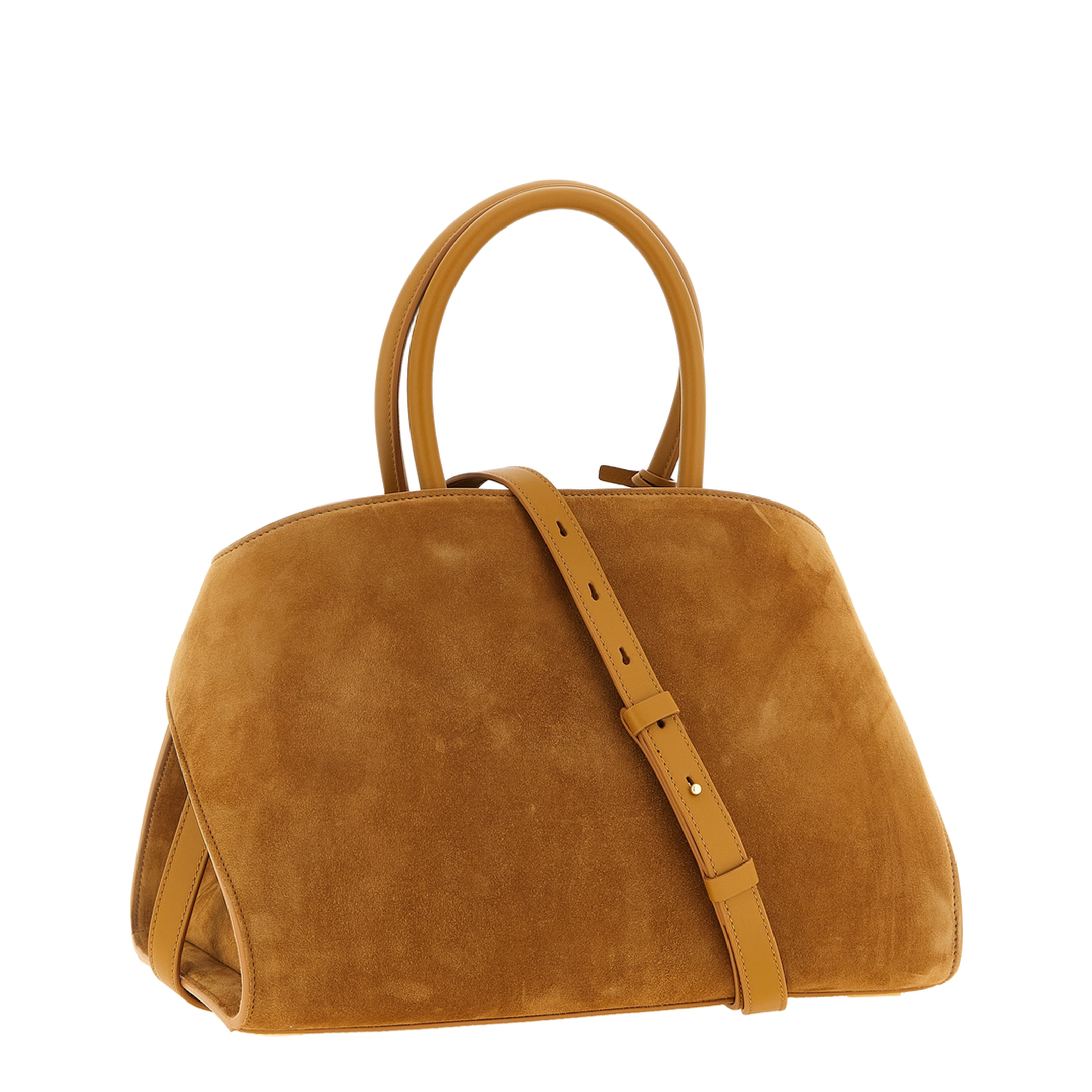 Hug Th S Medium Suede Tote Bag - Naturale - Image 2