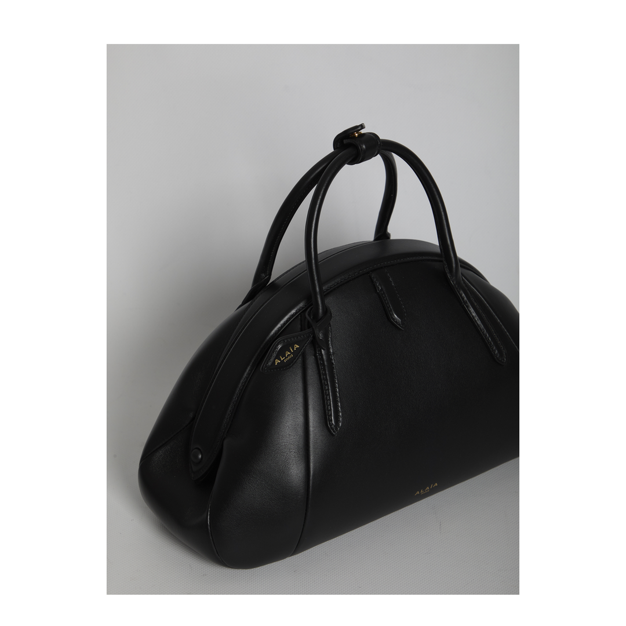 Purse Calfskin Top Handle Bag - Noir - Image 4