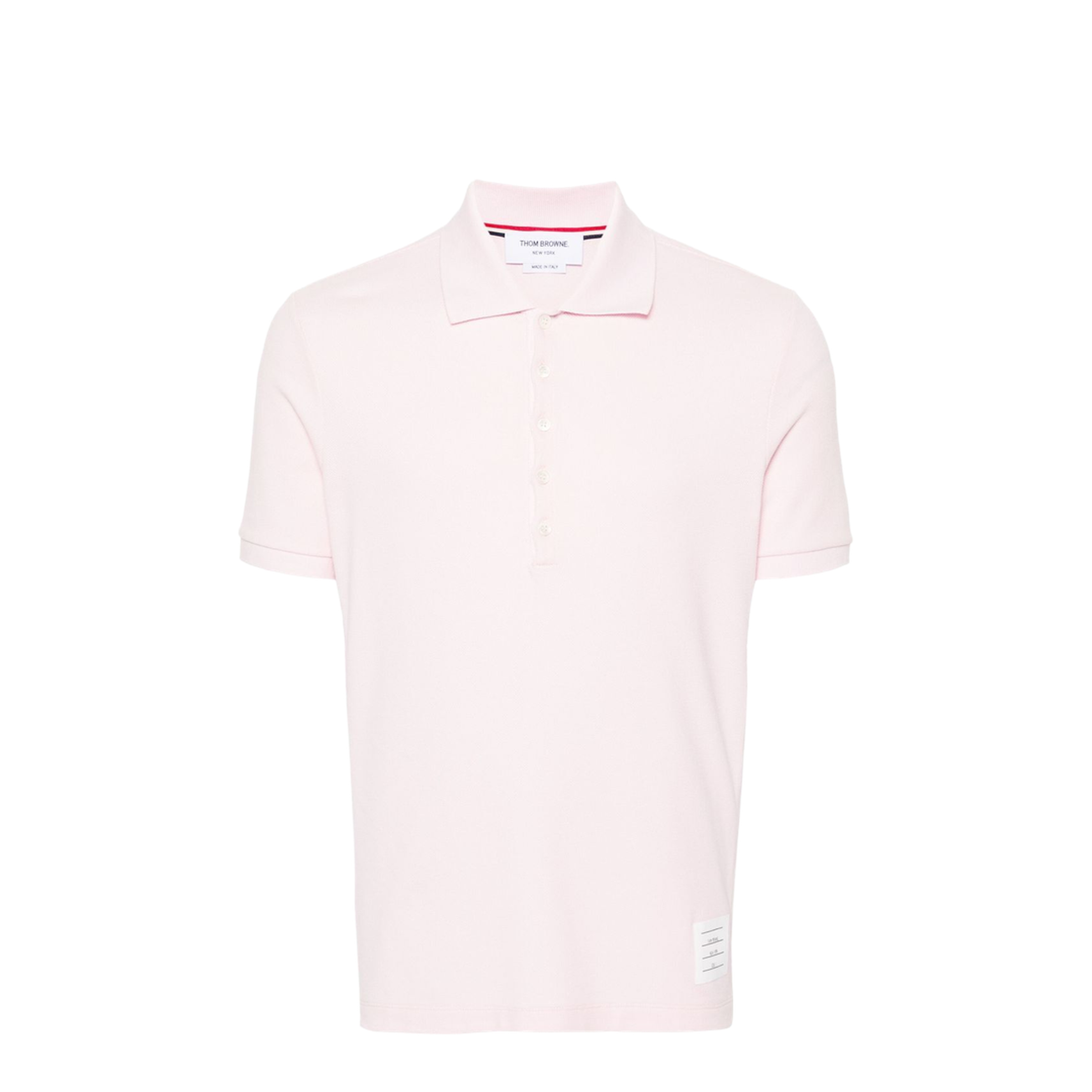 Pink Cotton Polo Shirt - Image 1
