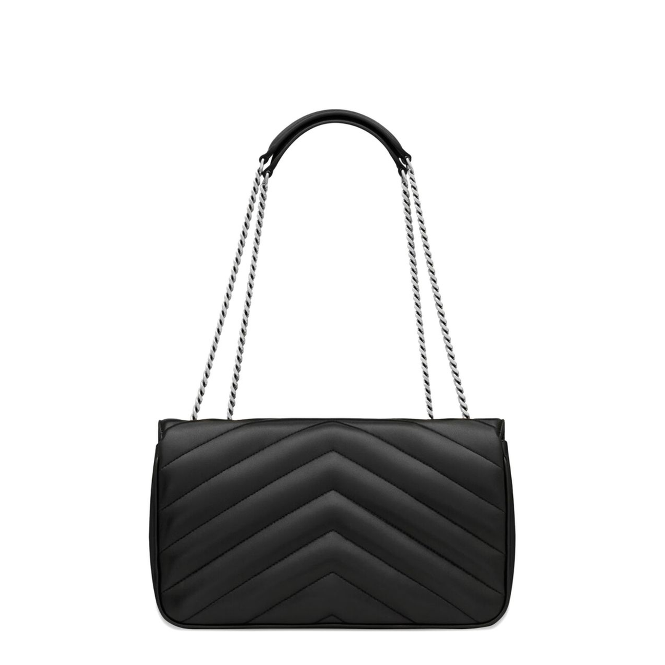 Loulou Matelassé Medium Lambskin Shoulder Bag - Schwarz - Image 2