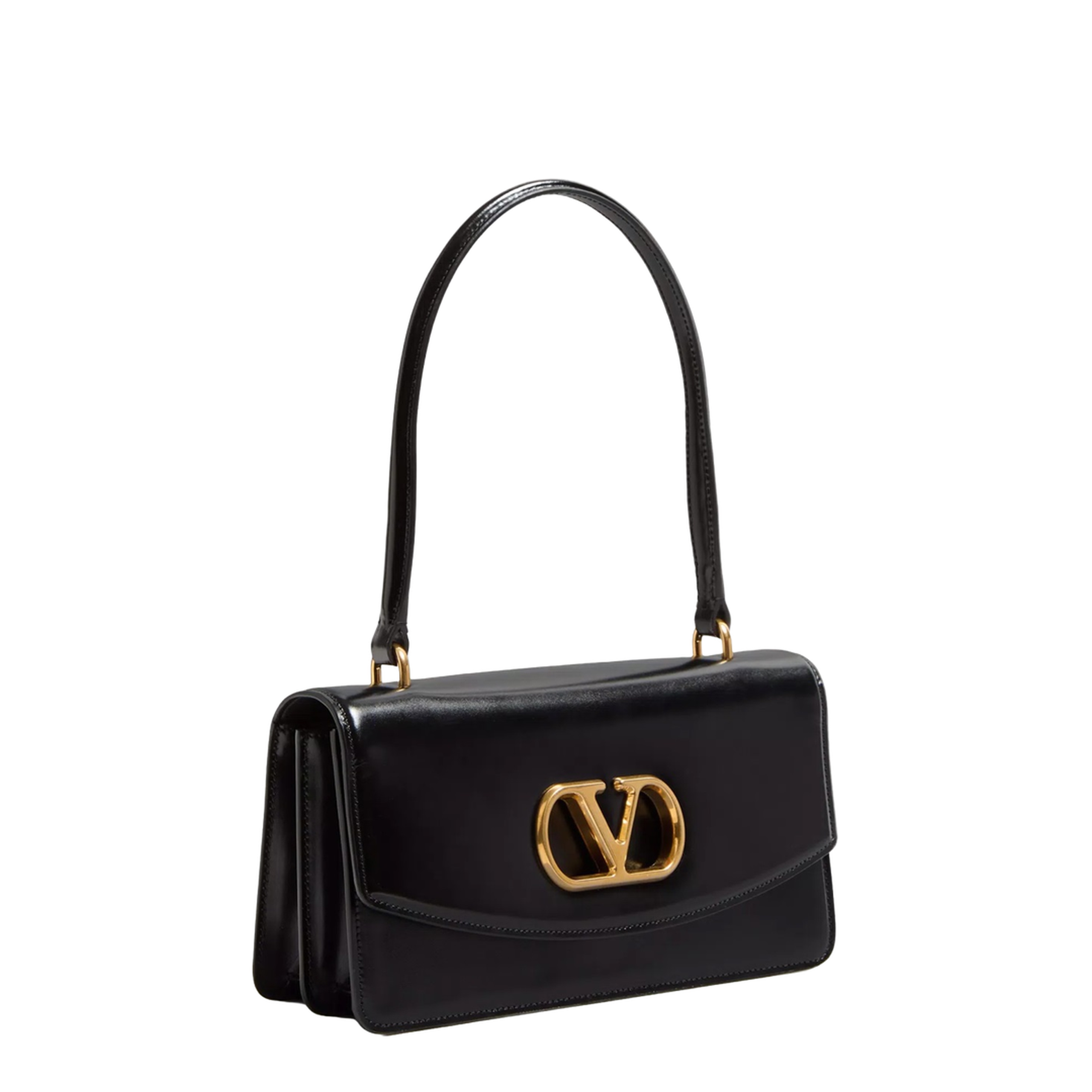 Vain Calfskin Shoulder Bag - Nero - Image 3