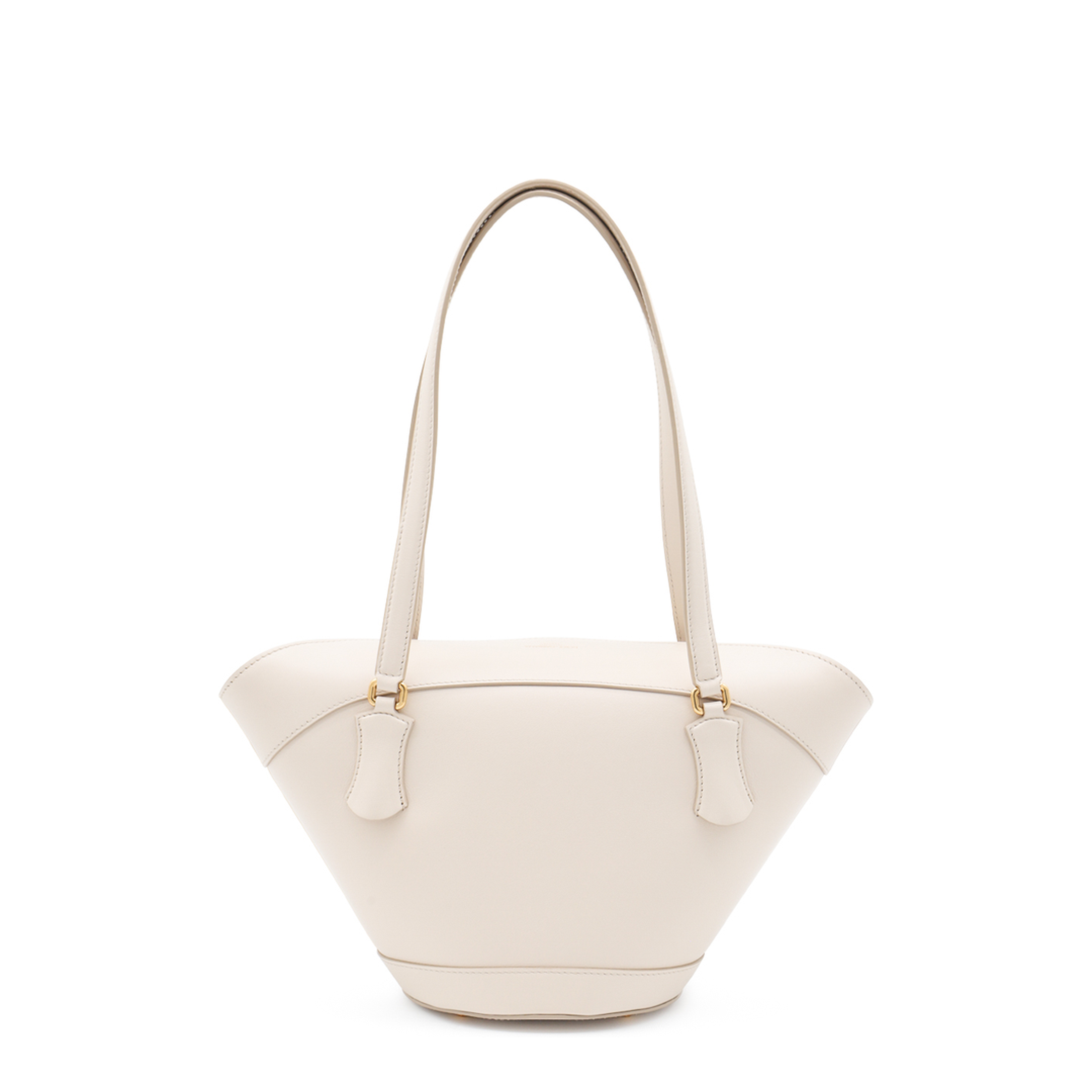 Capri Coffa Calfskin Top-Handle Bag - Avorio - Image 5