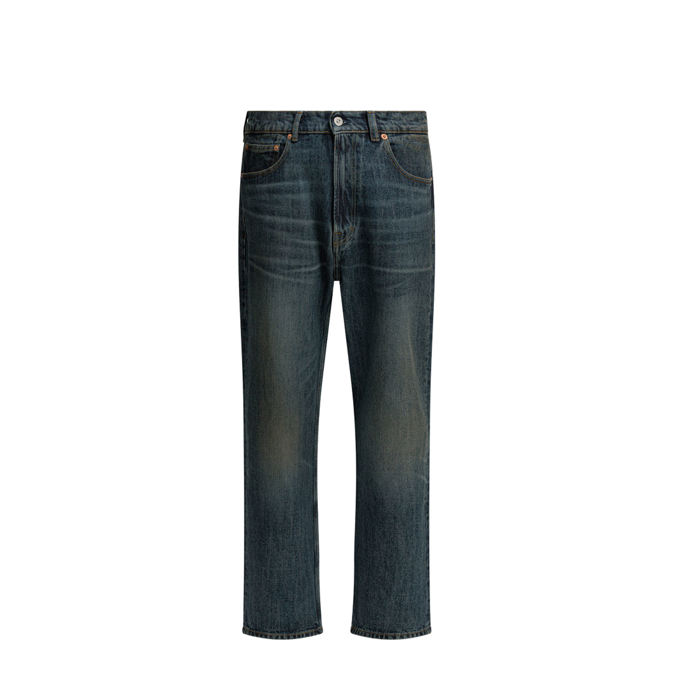 Straight Leg Jeans In Storm Wash - Image 1