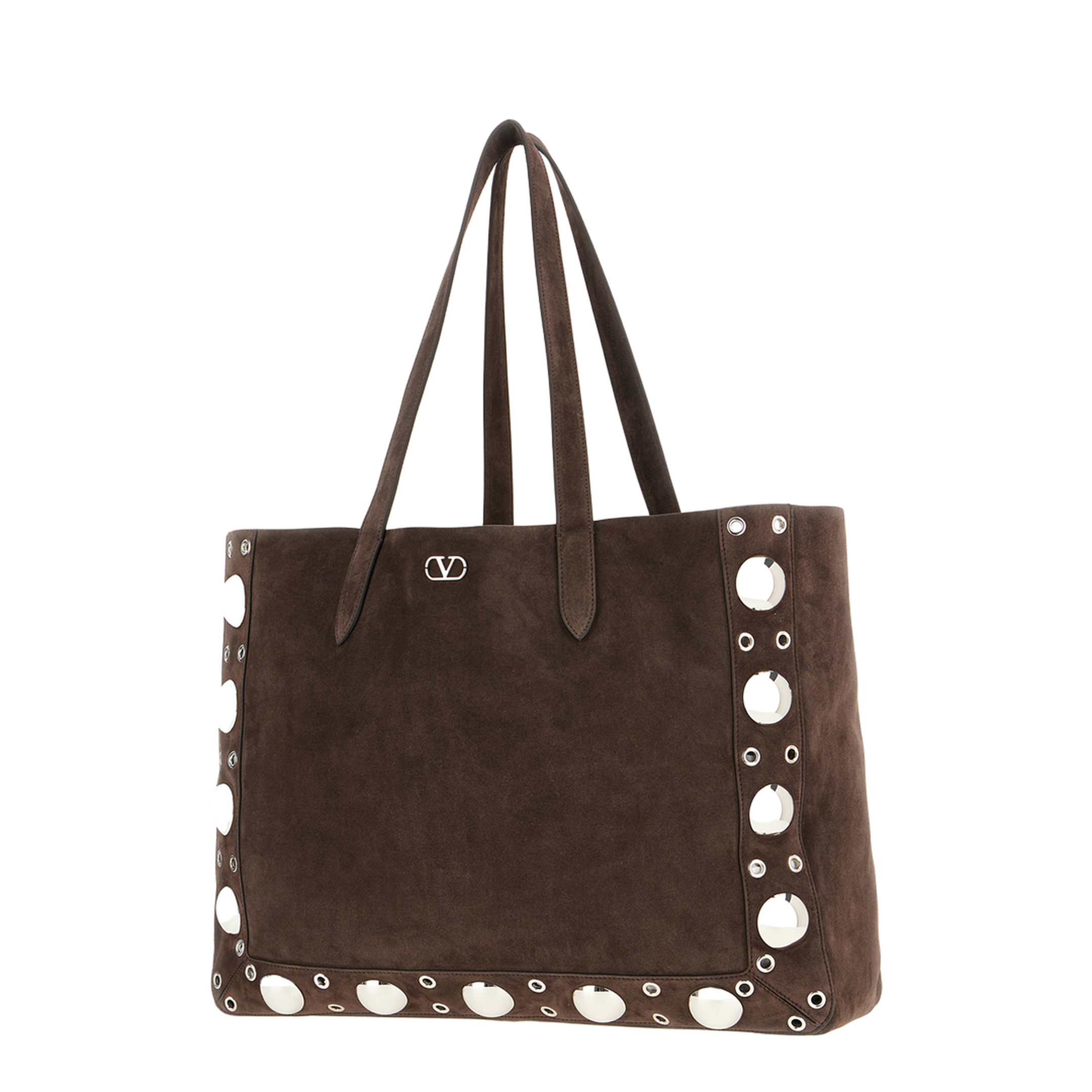 Nellcôte Suede Tote - Dark Brown - Image 4