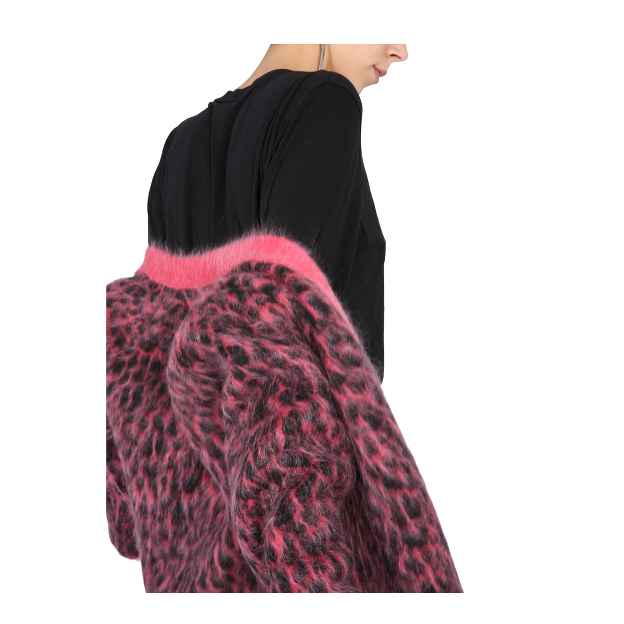 Leopard Jacquard Cardigan - Image 5