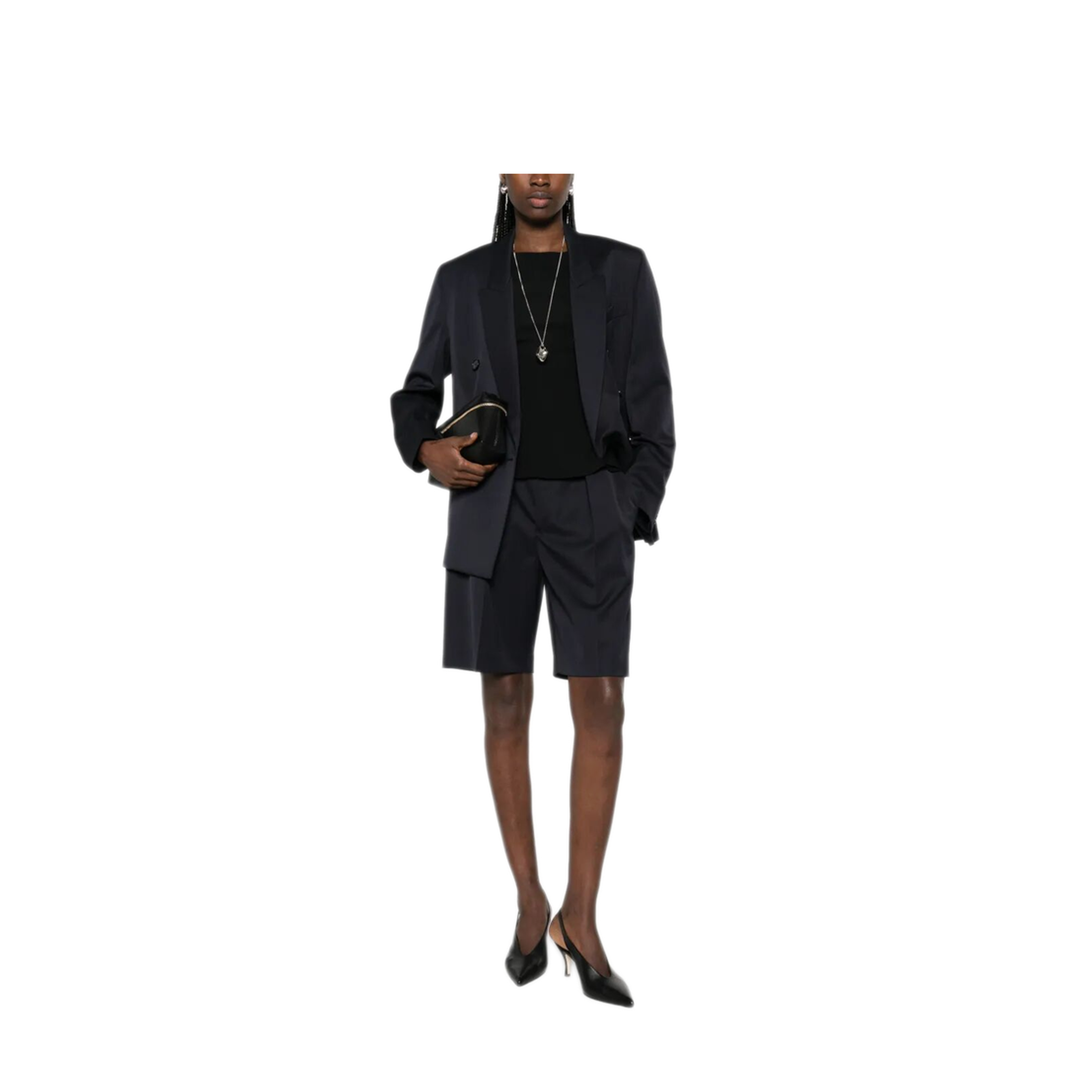 Double-Breasted Wool Tailored Jacket - Image 5