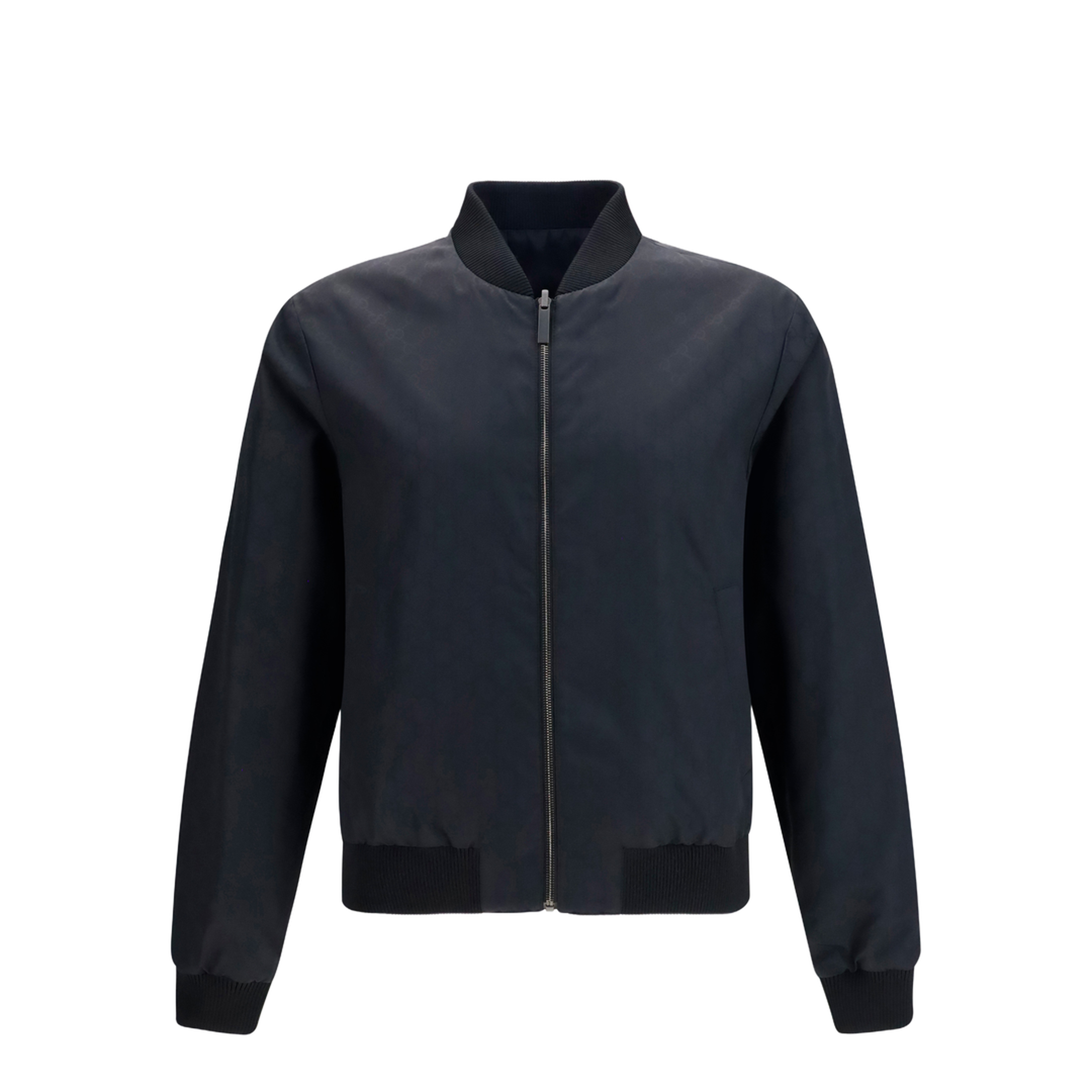 Reversible Zip Jacket in Lightweight Silk Faille - Image 1