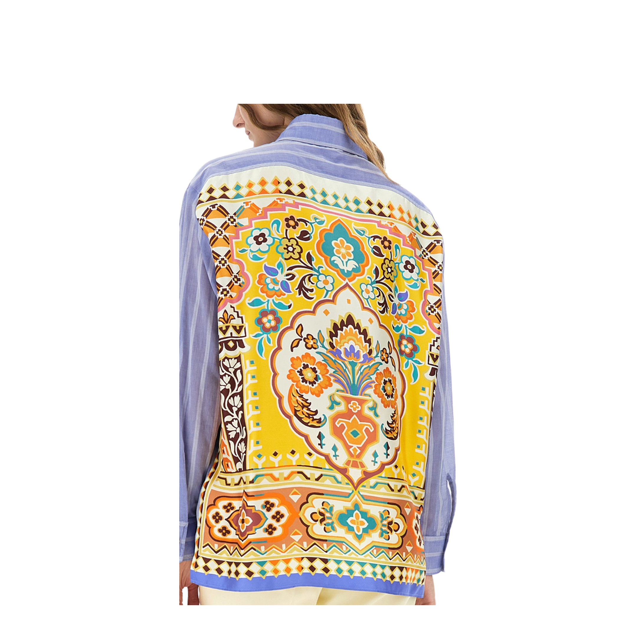 STRIPED COTTON SHIRT - Image 4