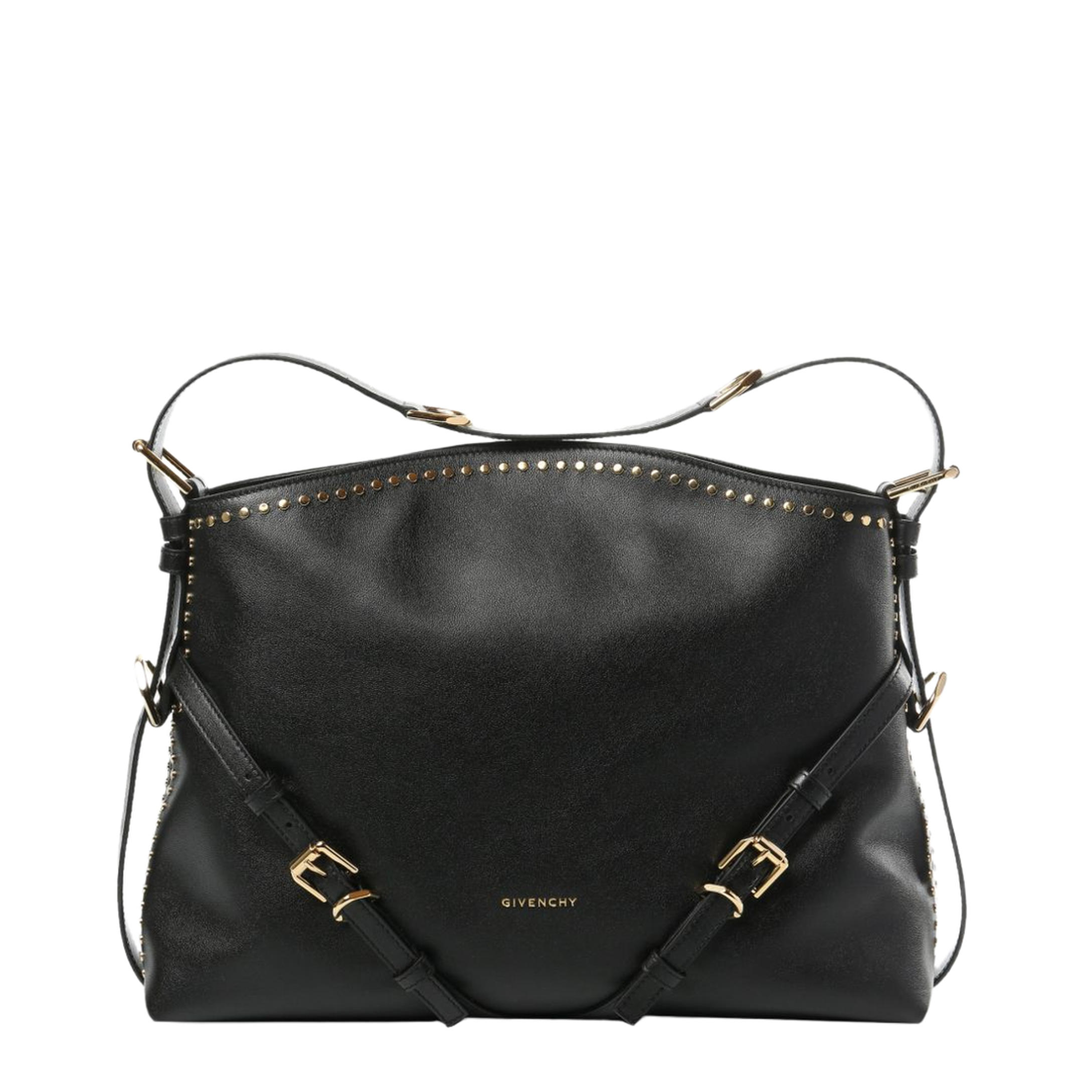 Medium Voyou Studded Buckle Shoulder Bag - Image 1