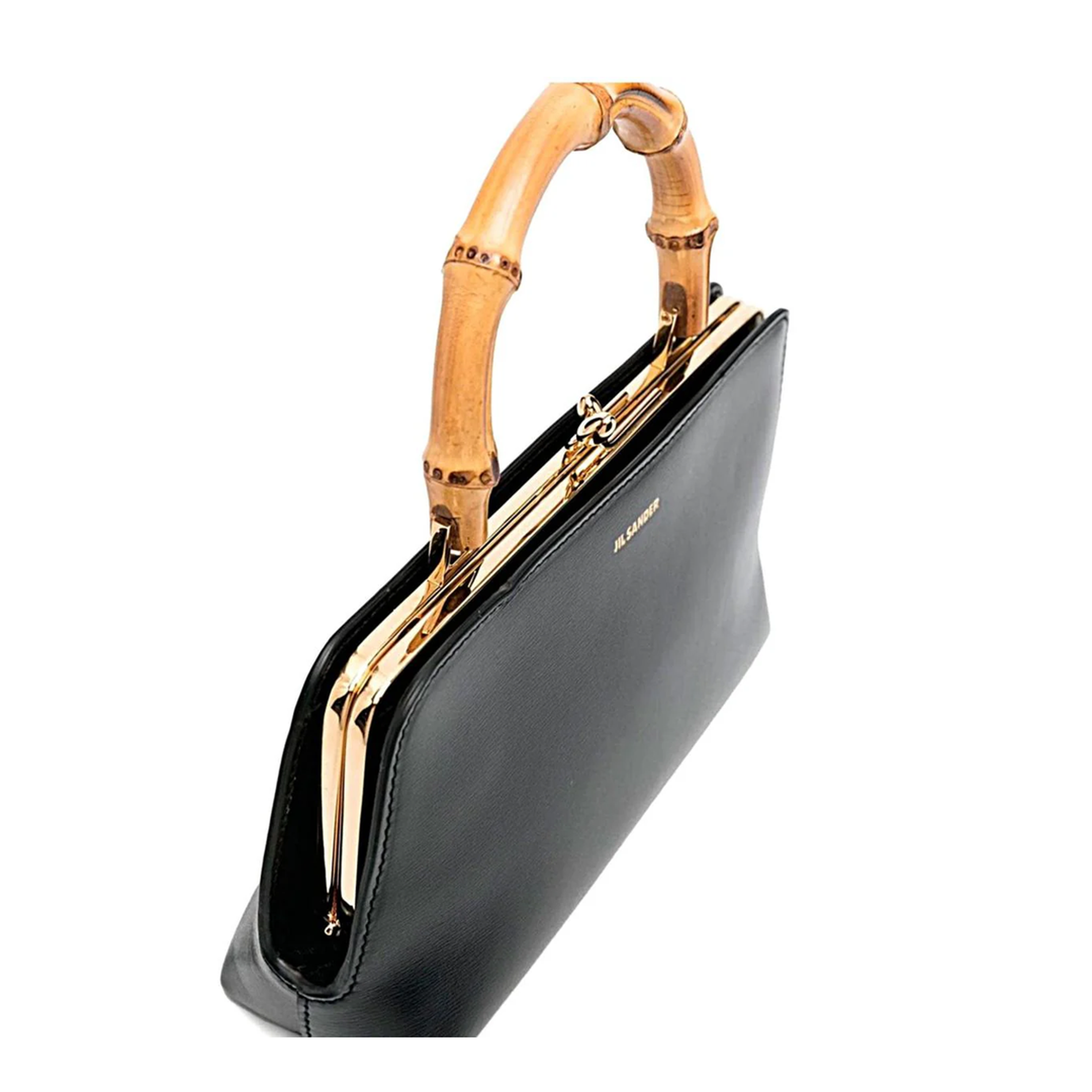 Goji Bamboo Mini Handbag Black - Image 3