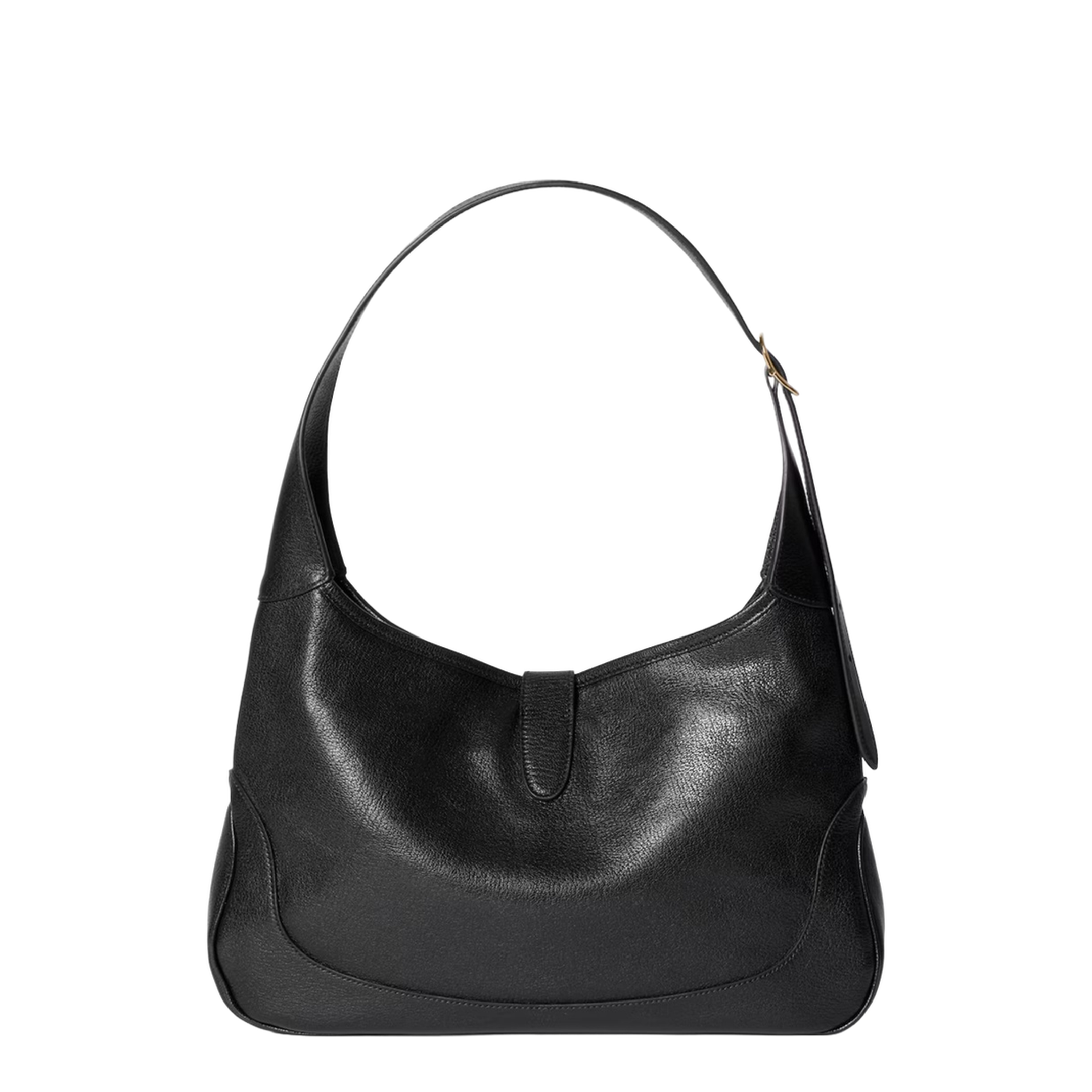 Jackie 1961 Medium Soft Grainy Leather Shoulder Bag - Black - Image 2