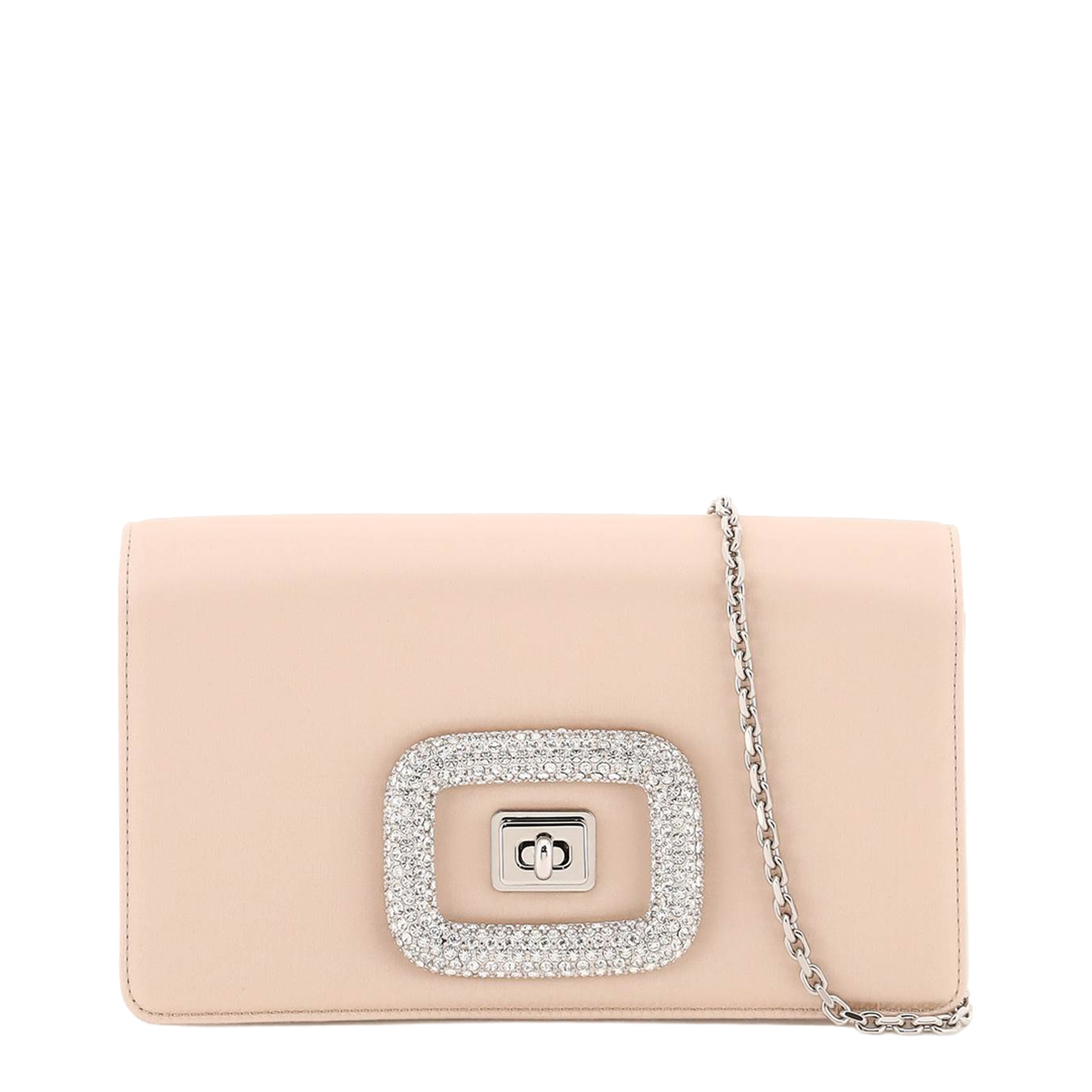 Viv' de Choc Satin Clutch - Light Pink - Image 2
