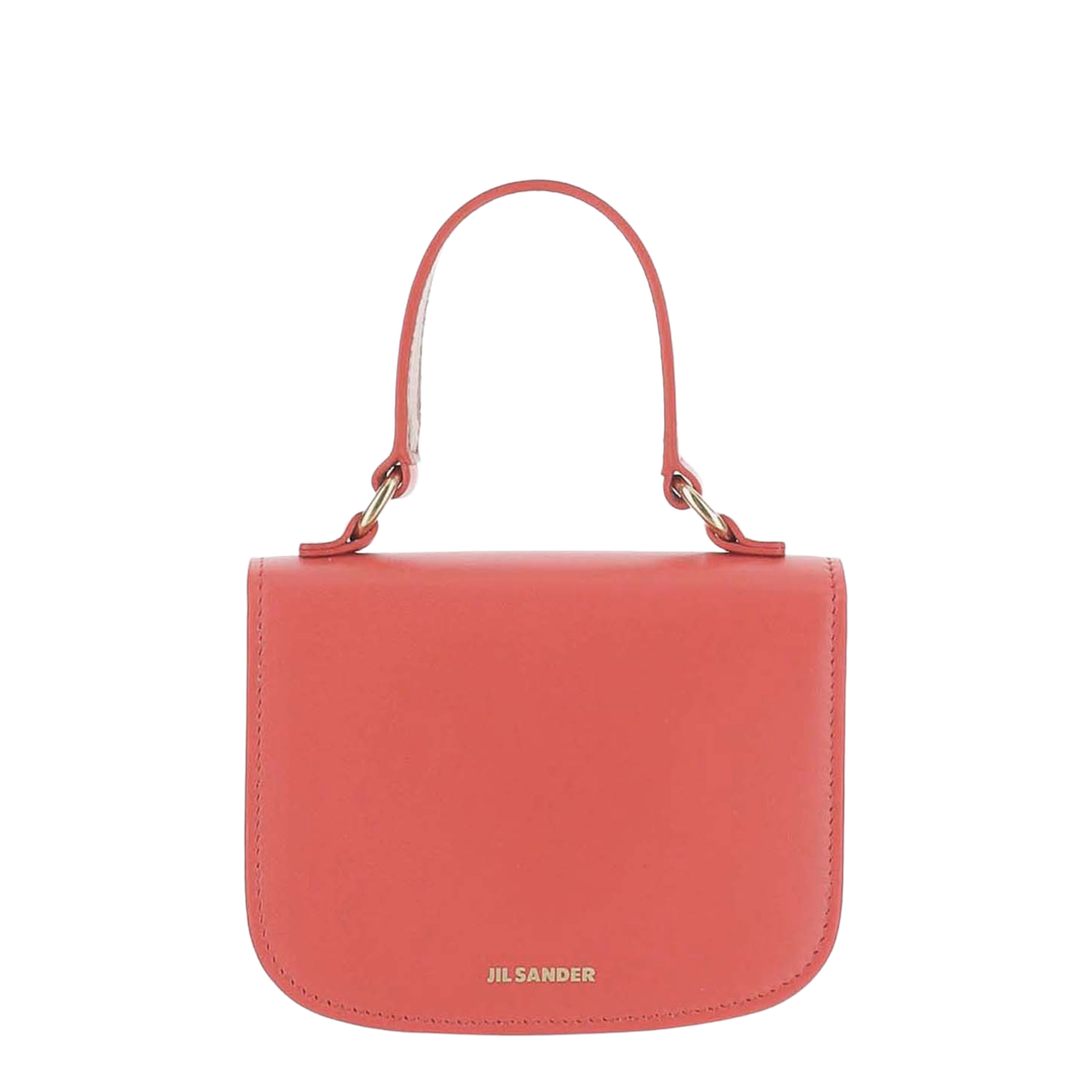 Halo Mini Bag Smooth Calf Leather - Coral - Image 1