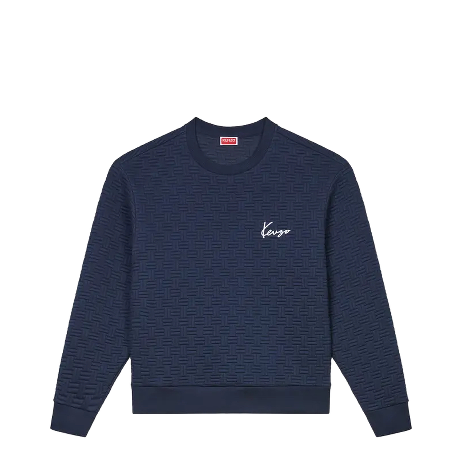 Embroidered Logo Long Sleeve Sweater - Image 1