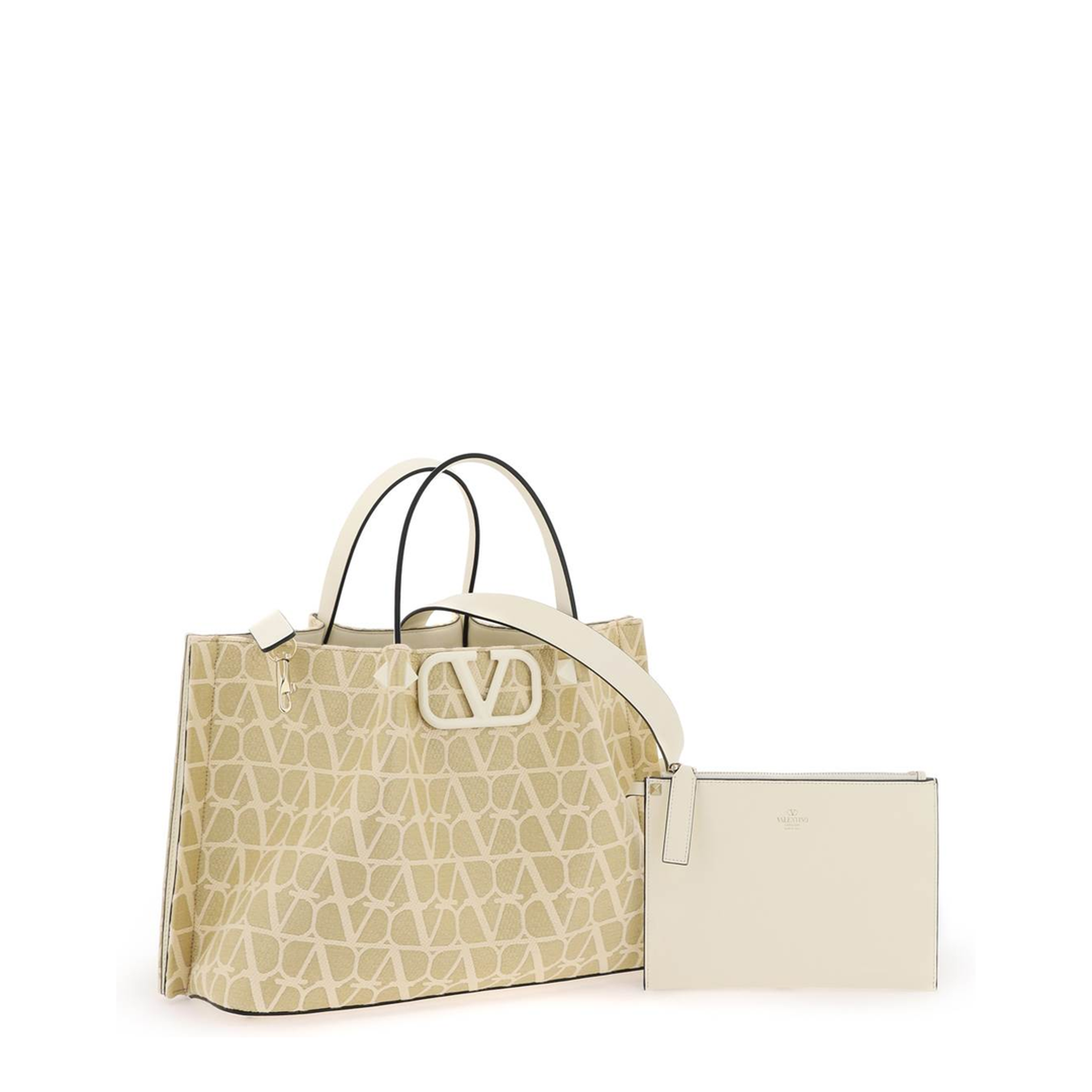 Toile Iconographe Raffia Tote Bag - Ecru - Image 3