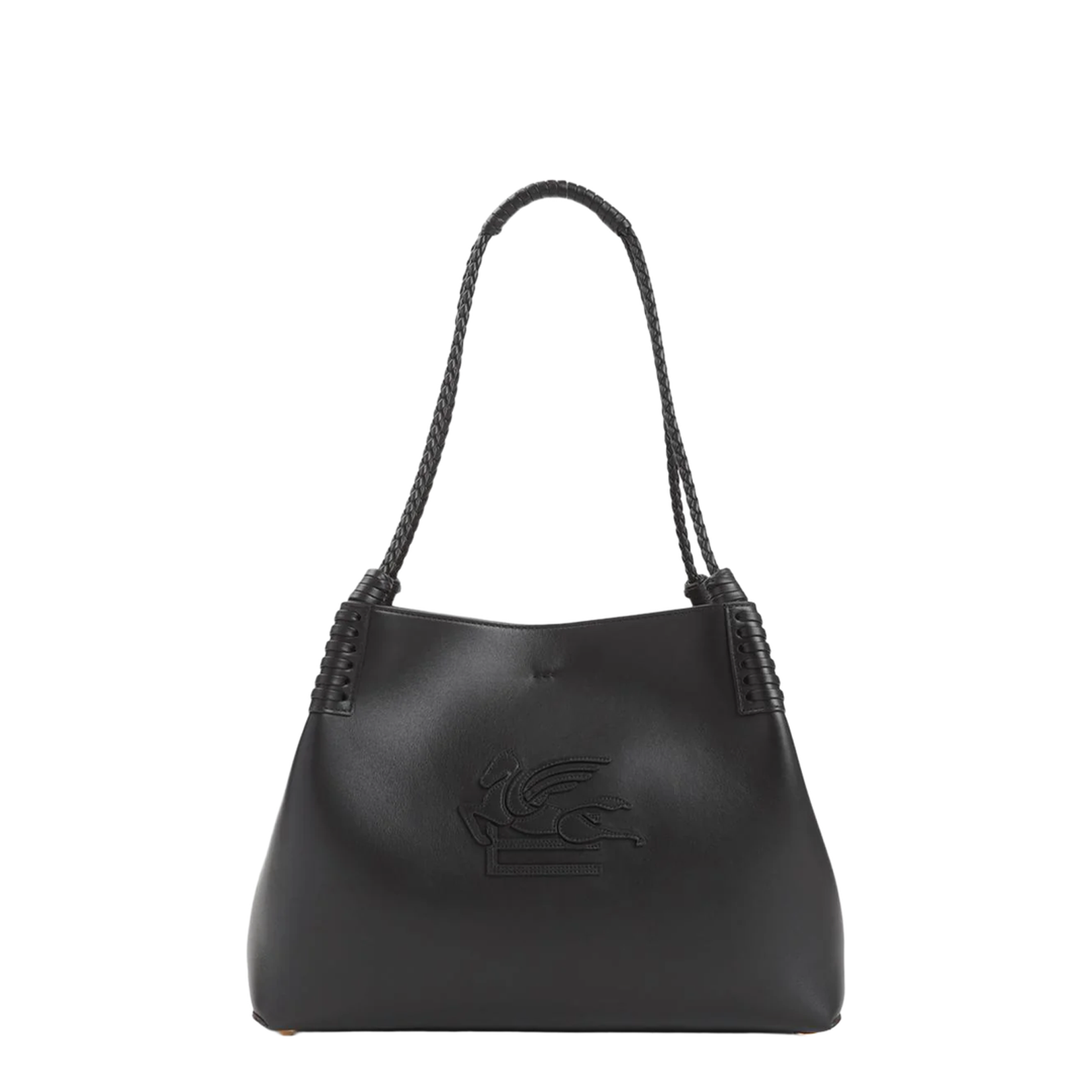Libra S Black Leather Handbag - Image 1