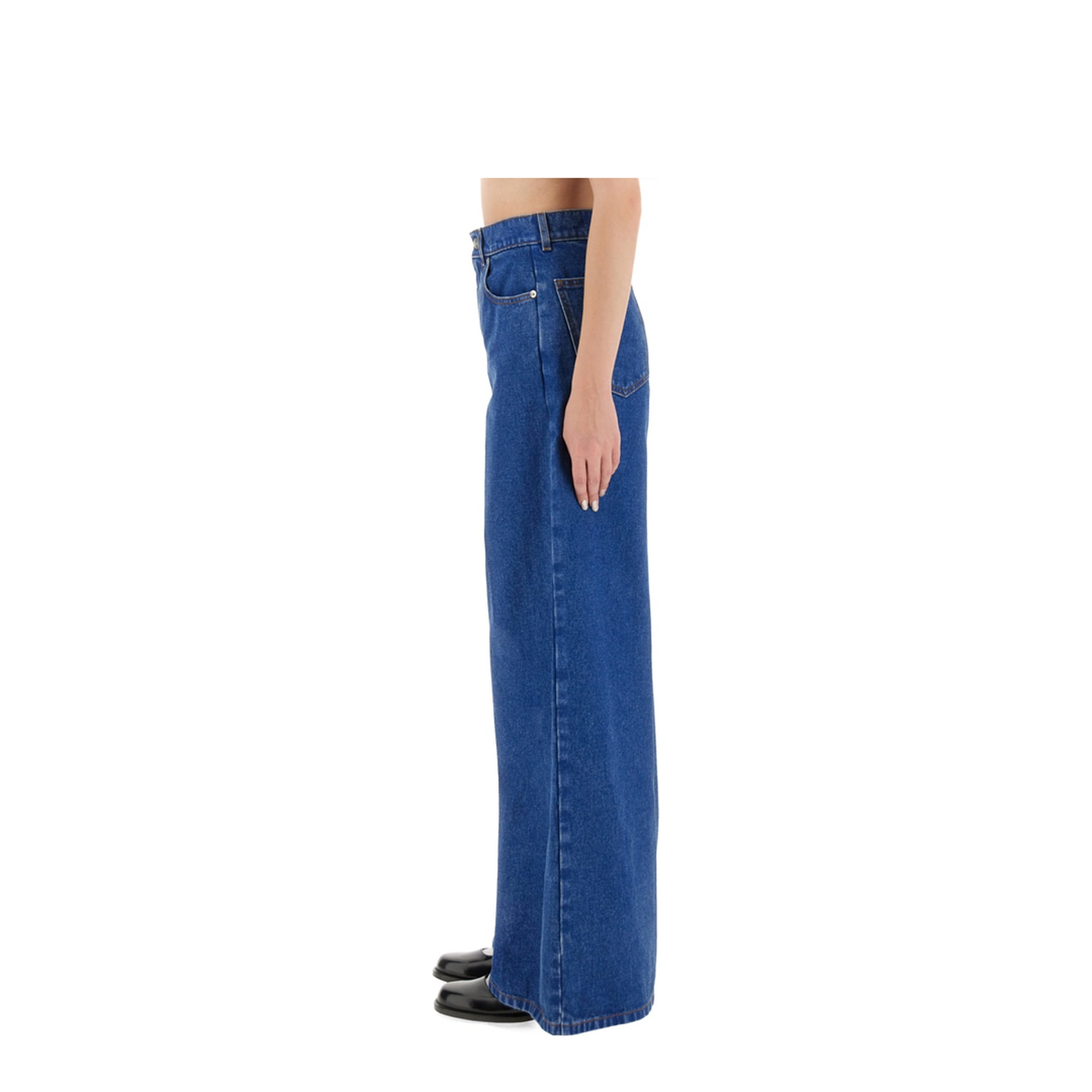Wide Flared Leg Jeans - Image 4