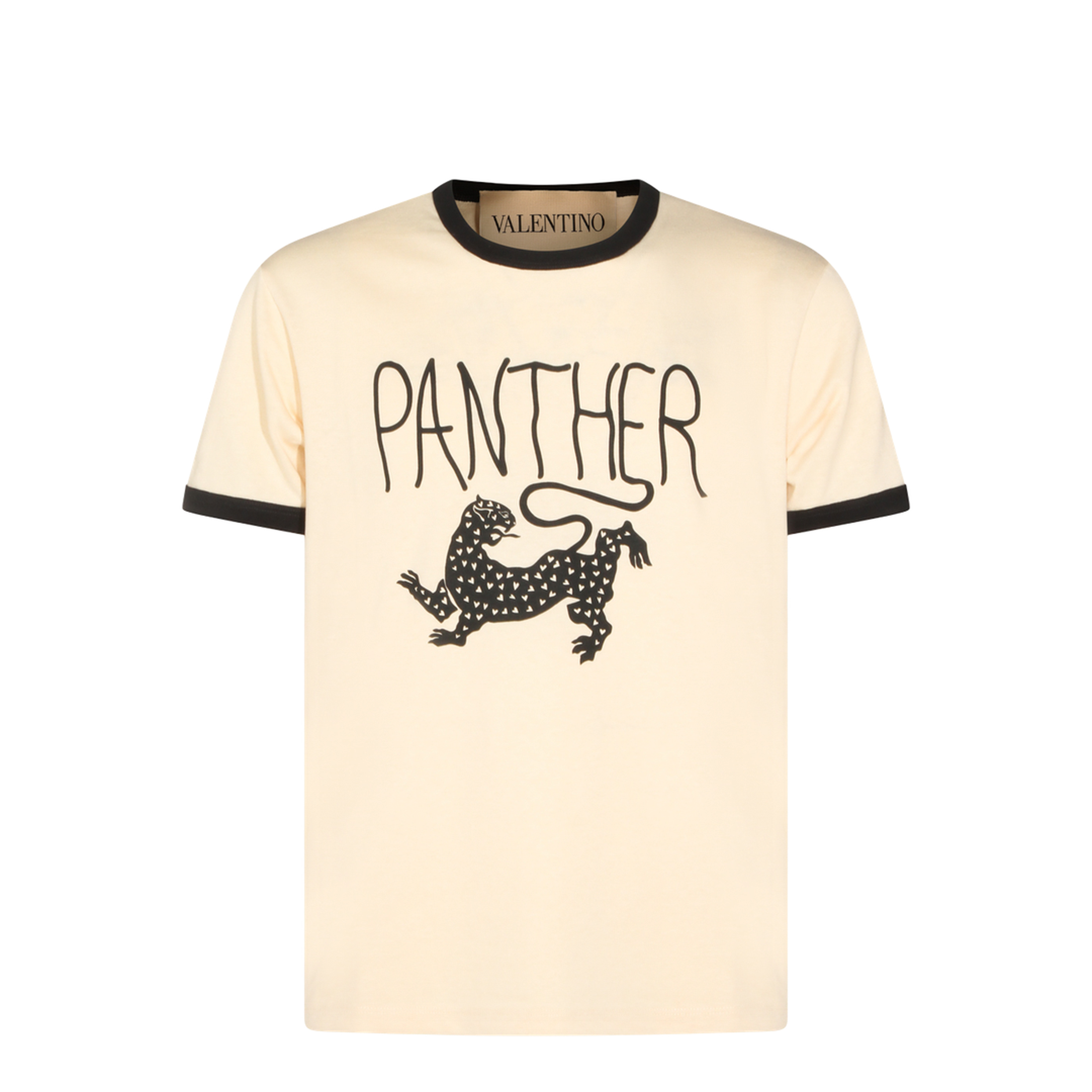 Beige Cotton T-Shirt - Image 1