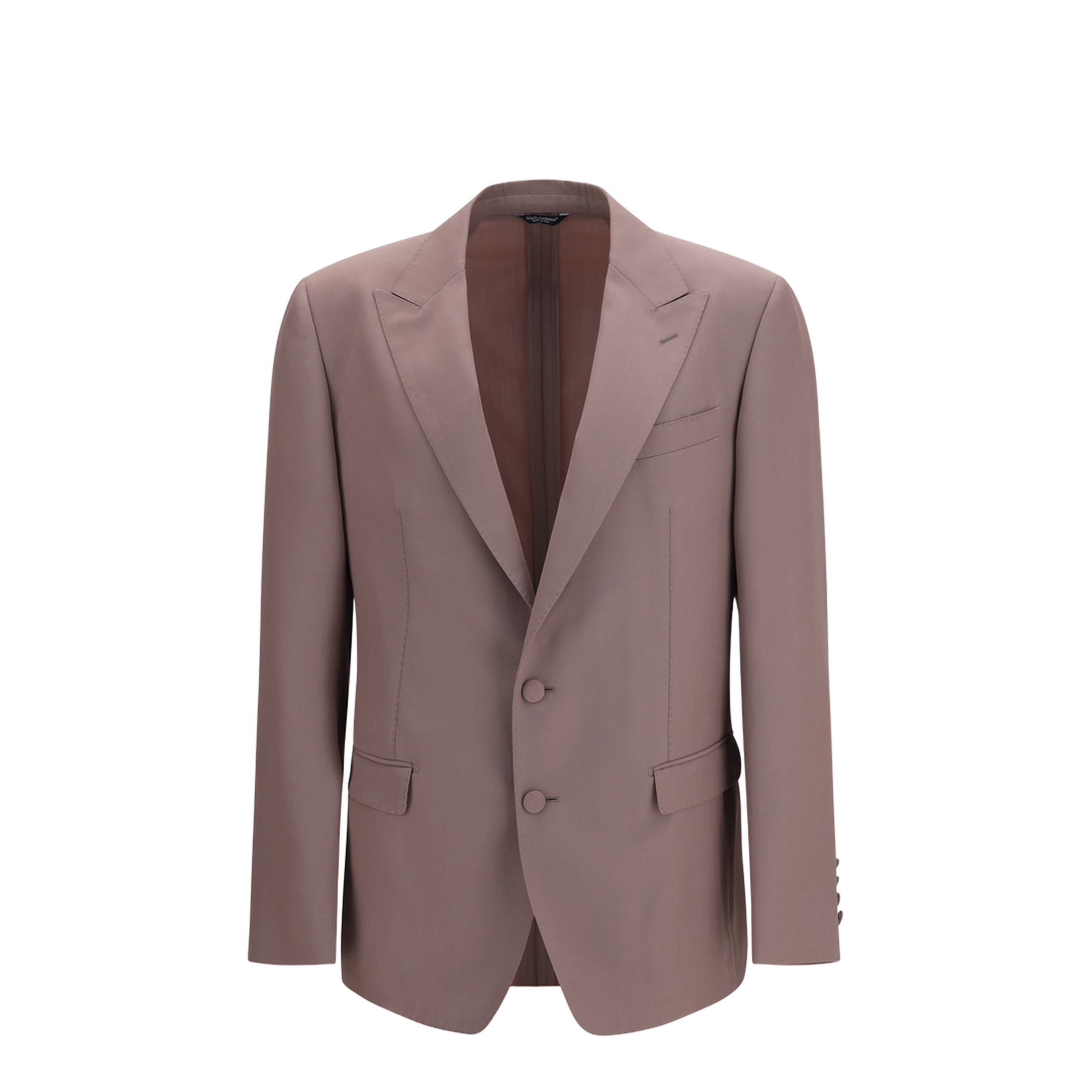 Single-breasted Wool Poplin Jacket - Image 1