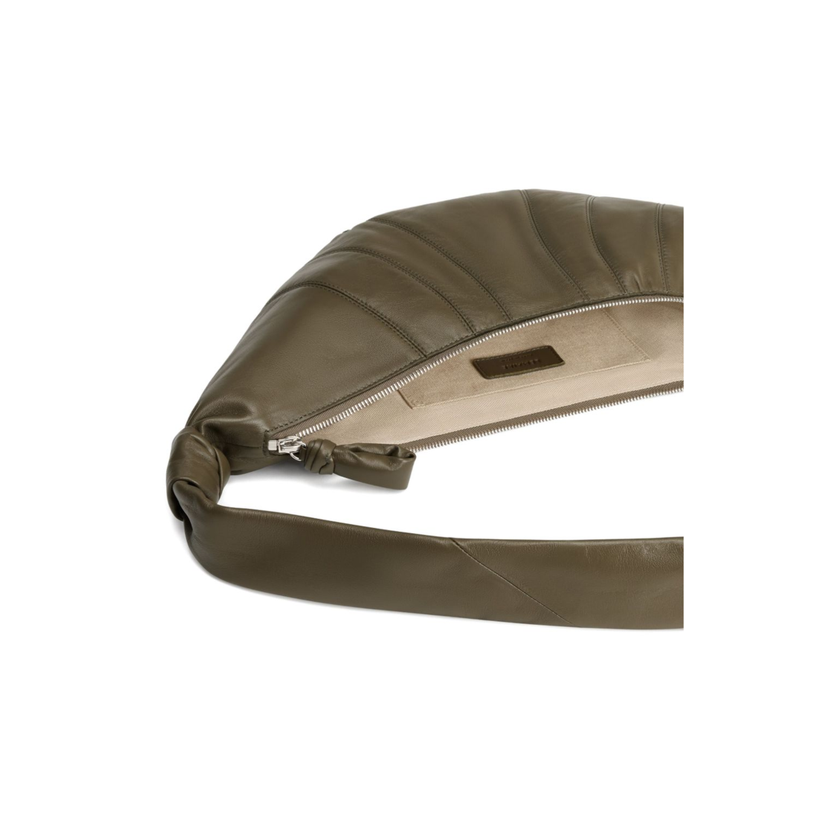 Croissant Medium Leather Shoulder Bag - Image 5