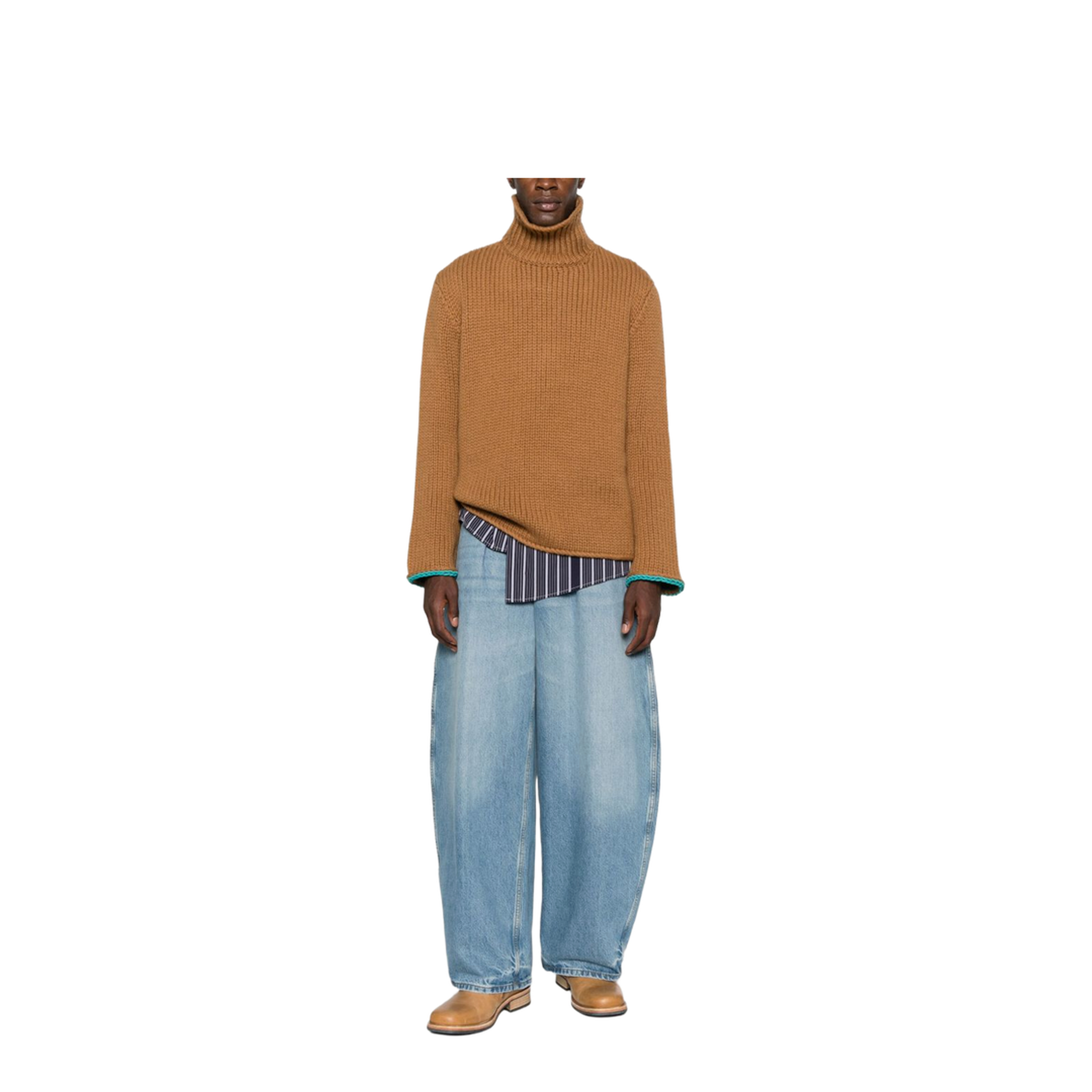 Turtleneck Knitted Sweater - Image 2