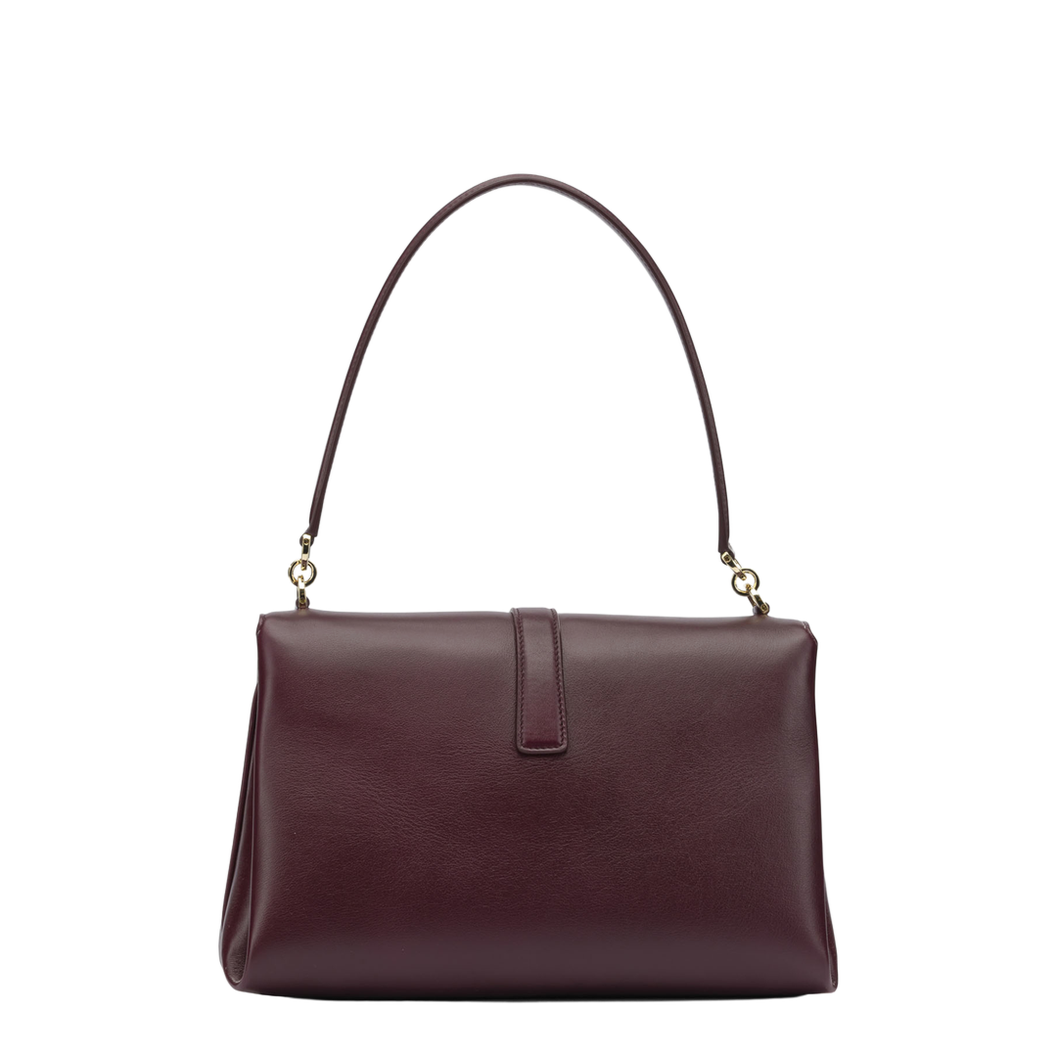 Gancini Soft Medium Calfskin Handbag - Claret - Image 2