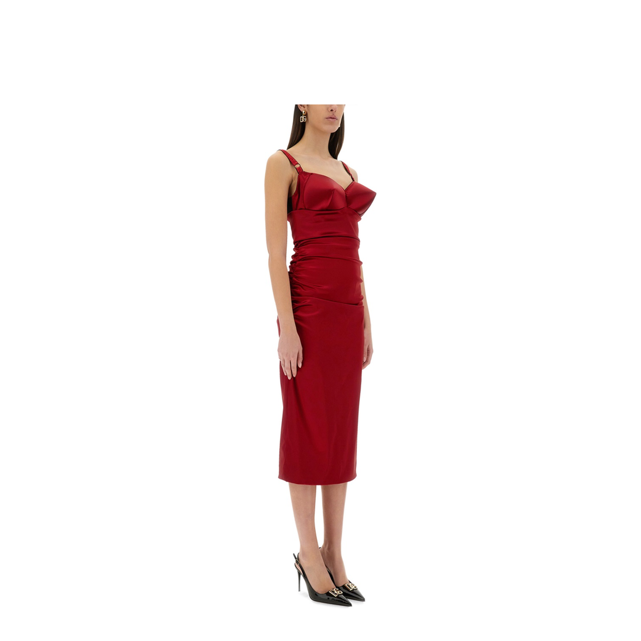 Longuette Dress with Cone Cups - Image 2