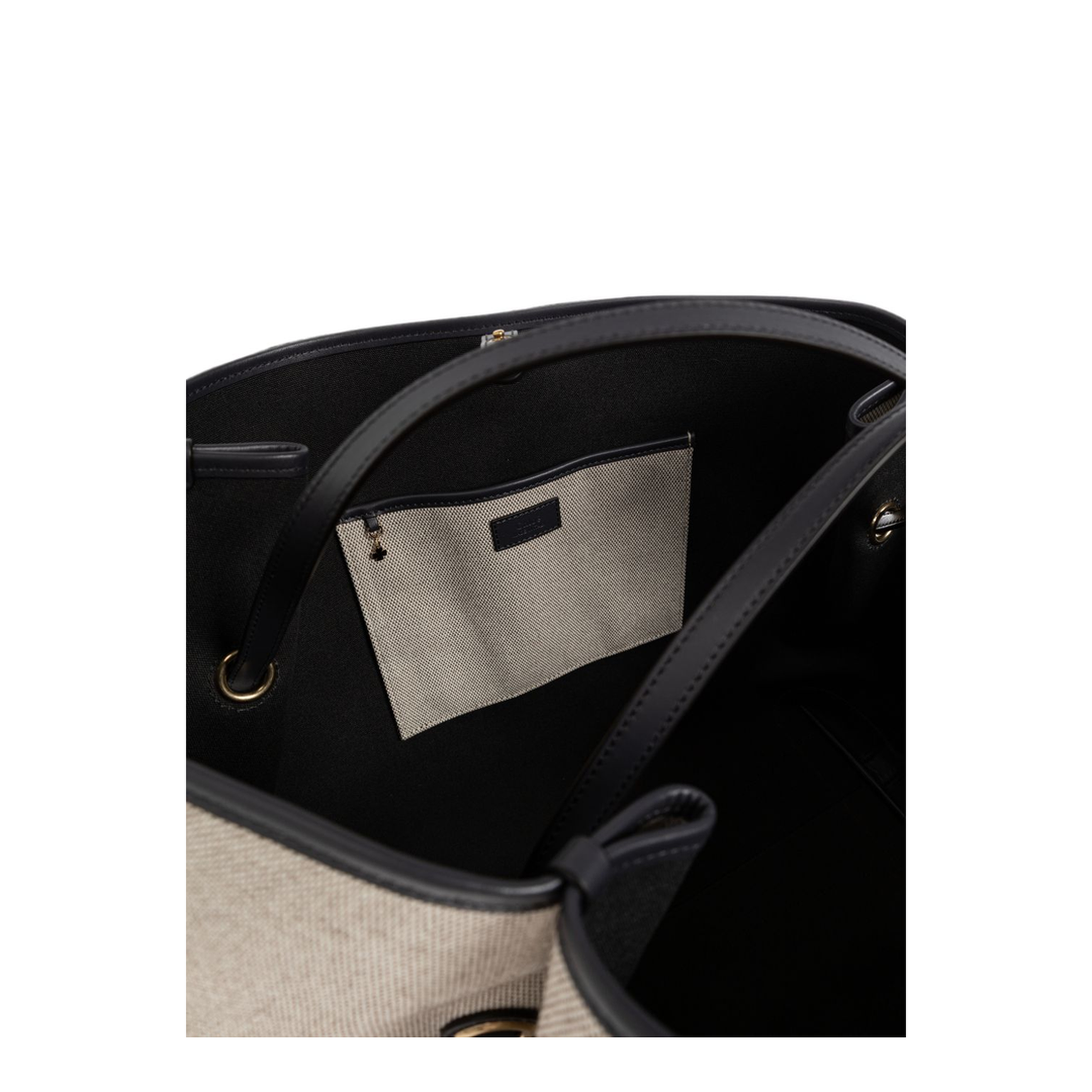 Clover Large Canvas Tote - Beige - Image 6