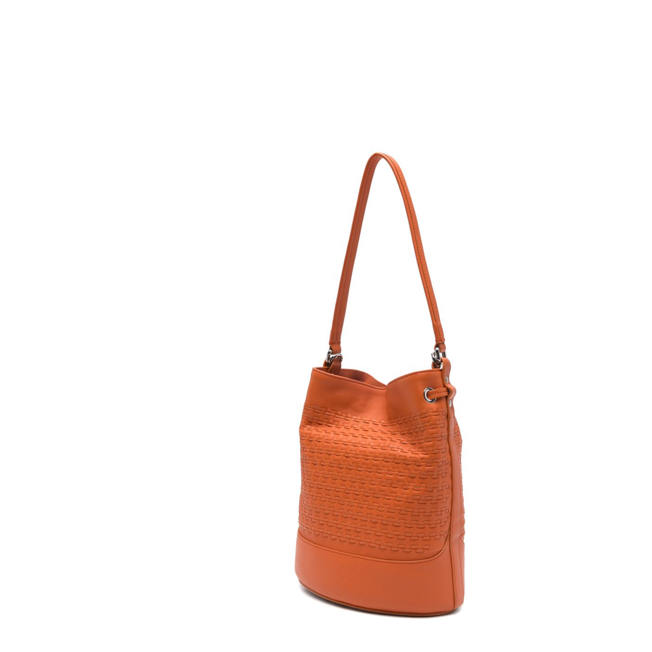 Mondà Small Musiva Bucket Bag - Orange di Sicilia - Image 3
