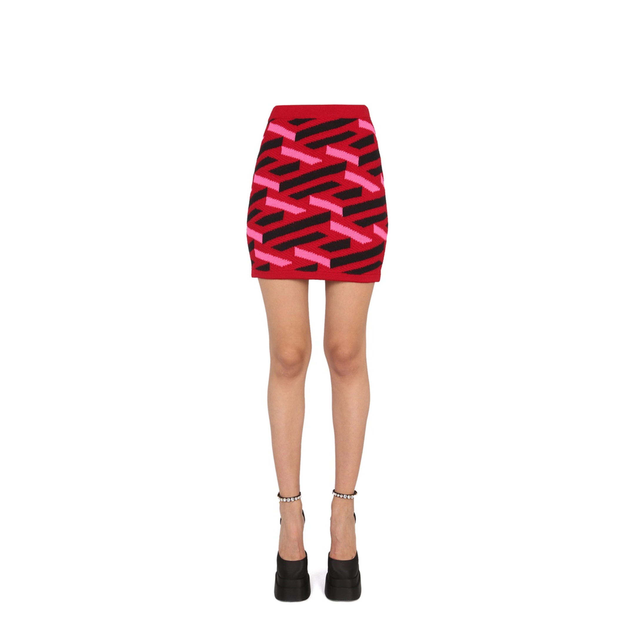 LA GRECA KNIT SKIRT - Image 1
