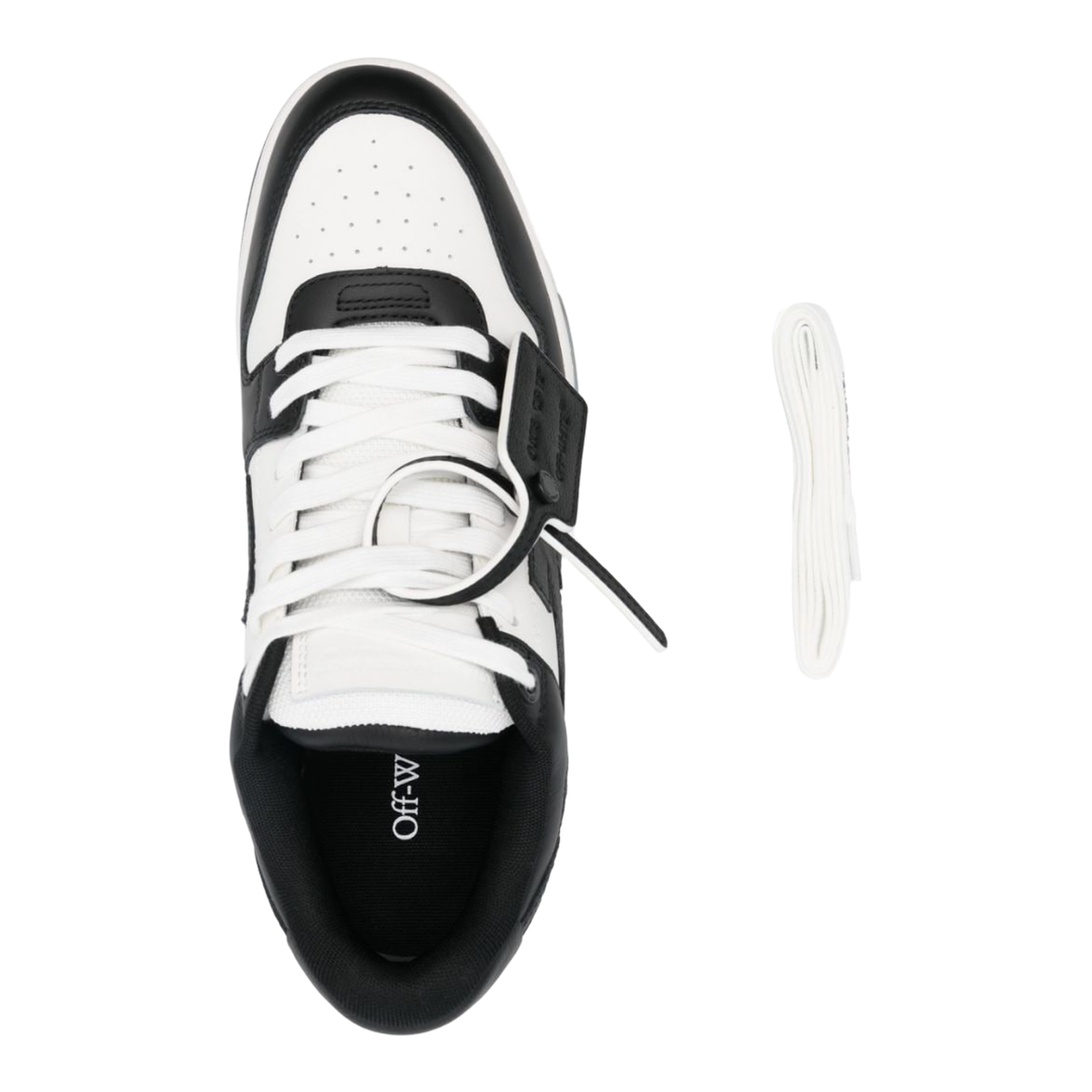 Out Of Office Leather Sneakers - Black - Image 4