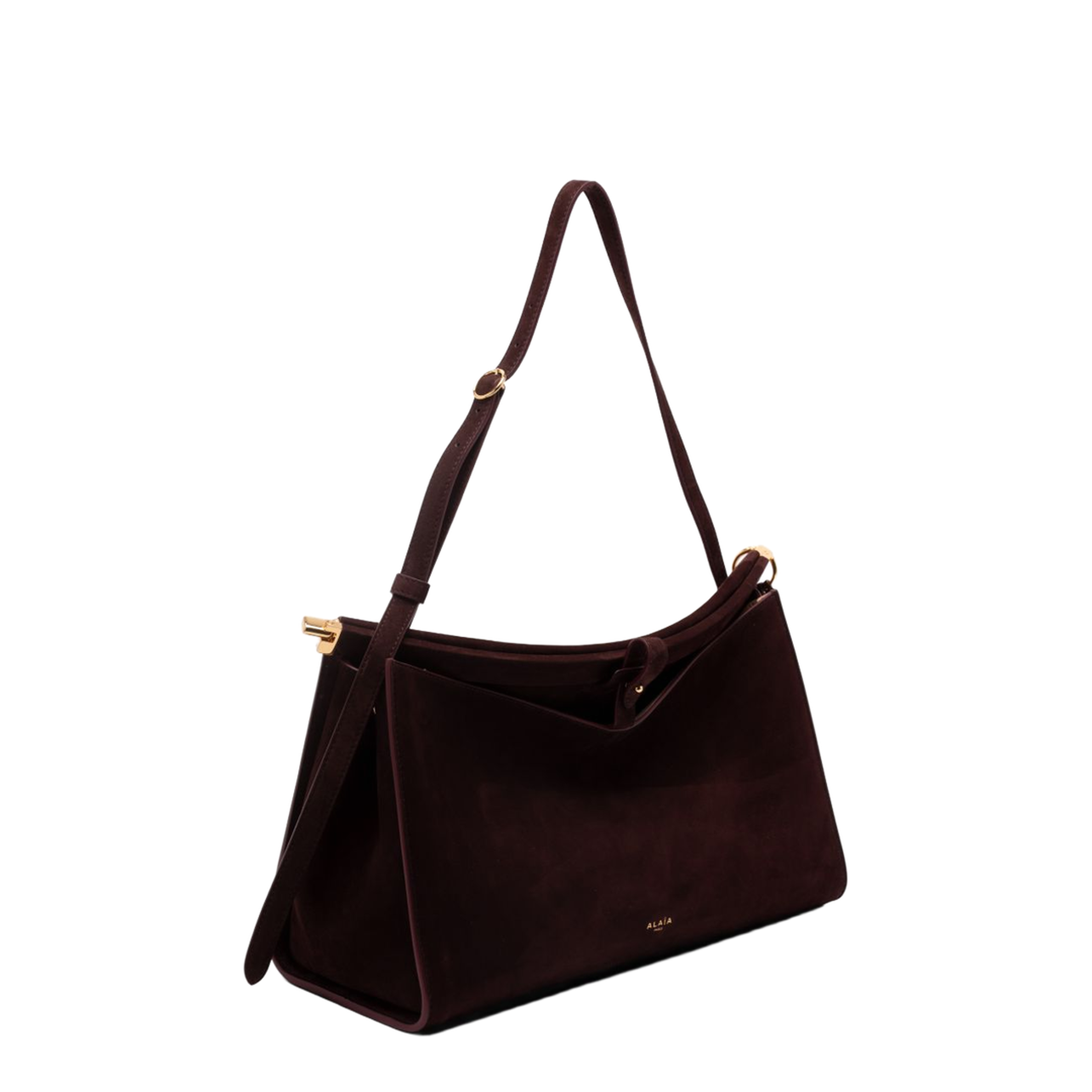 Le Click Pocket 35 Nubuck Crossbody - Bordeaux - Image 2