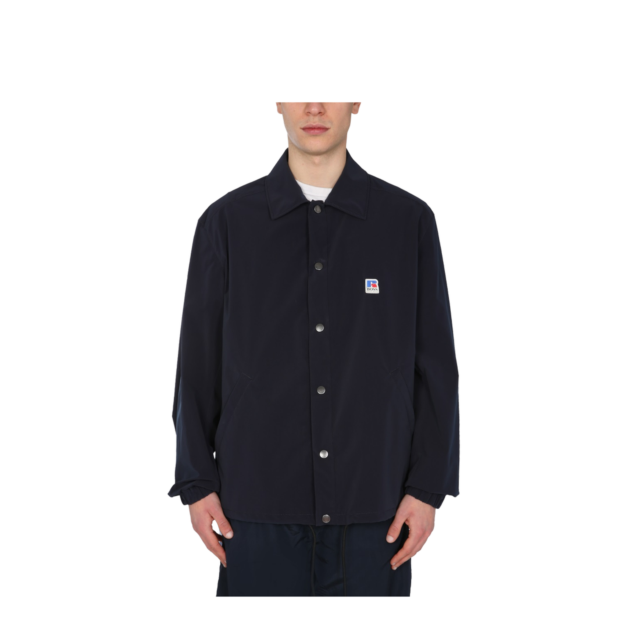 Relaxed Fit Jacket with Logo - Image 1