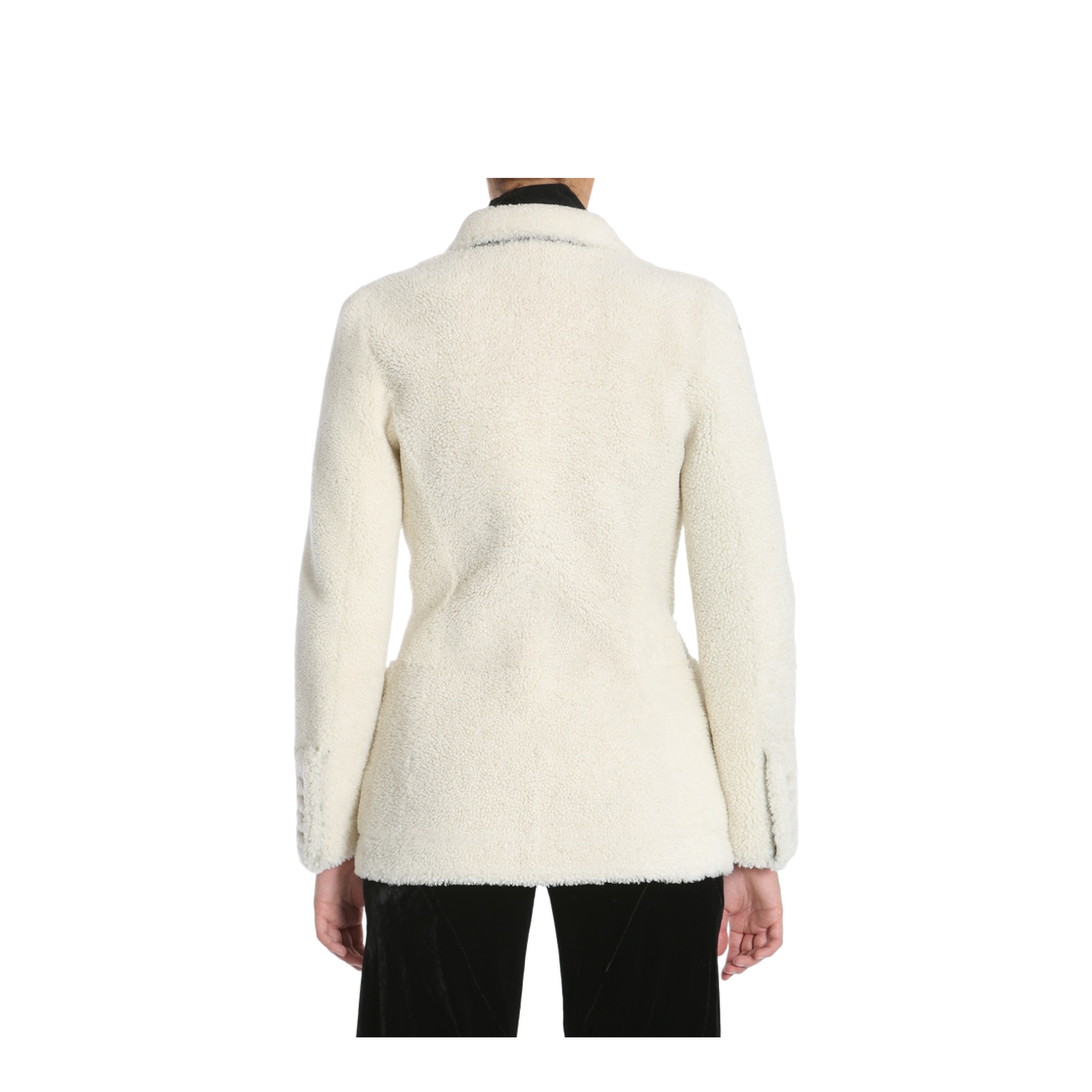 White Wool Coat - Image 4