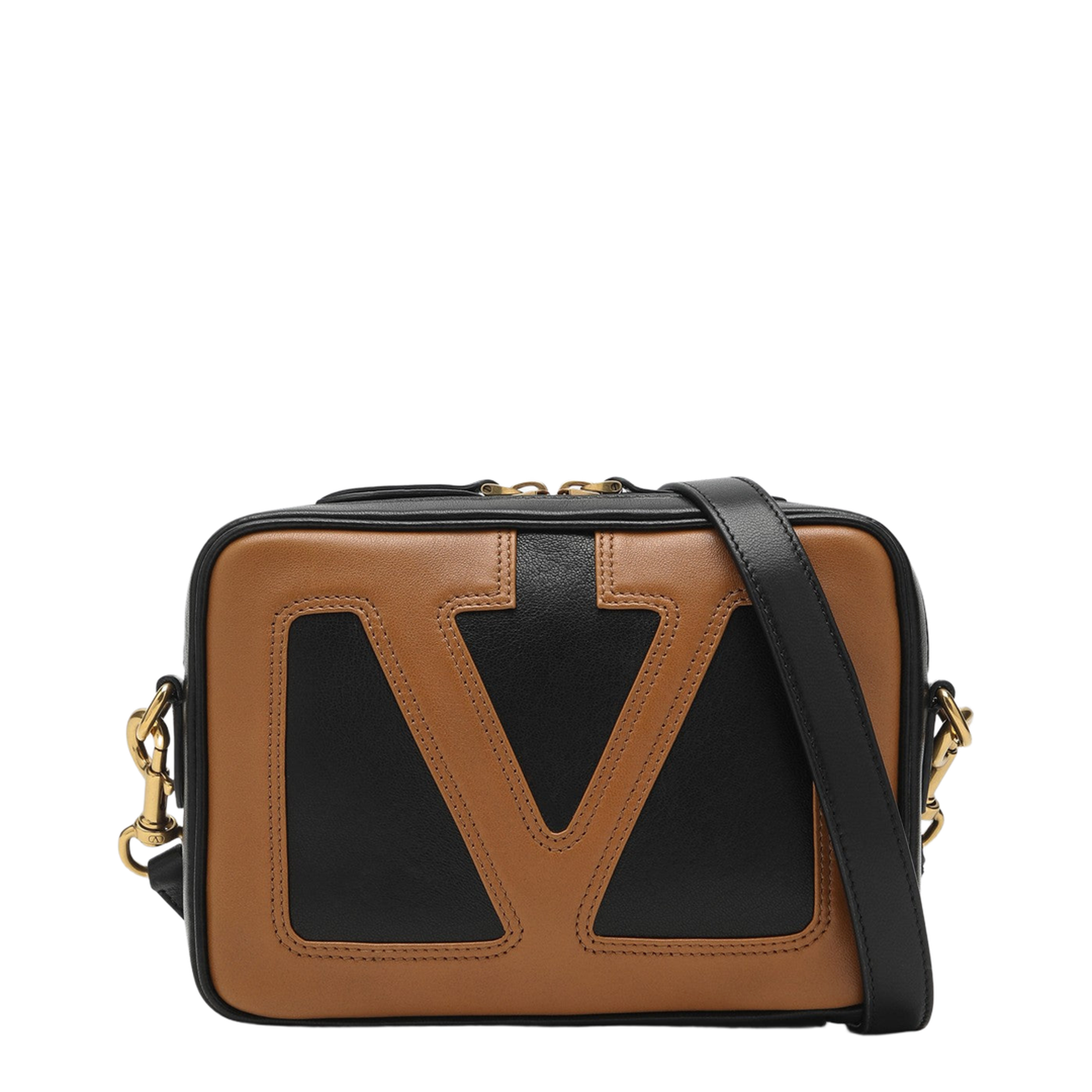 Viva Superstar Nappa Leather Crossbody - Black/Spice - Image 1