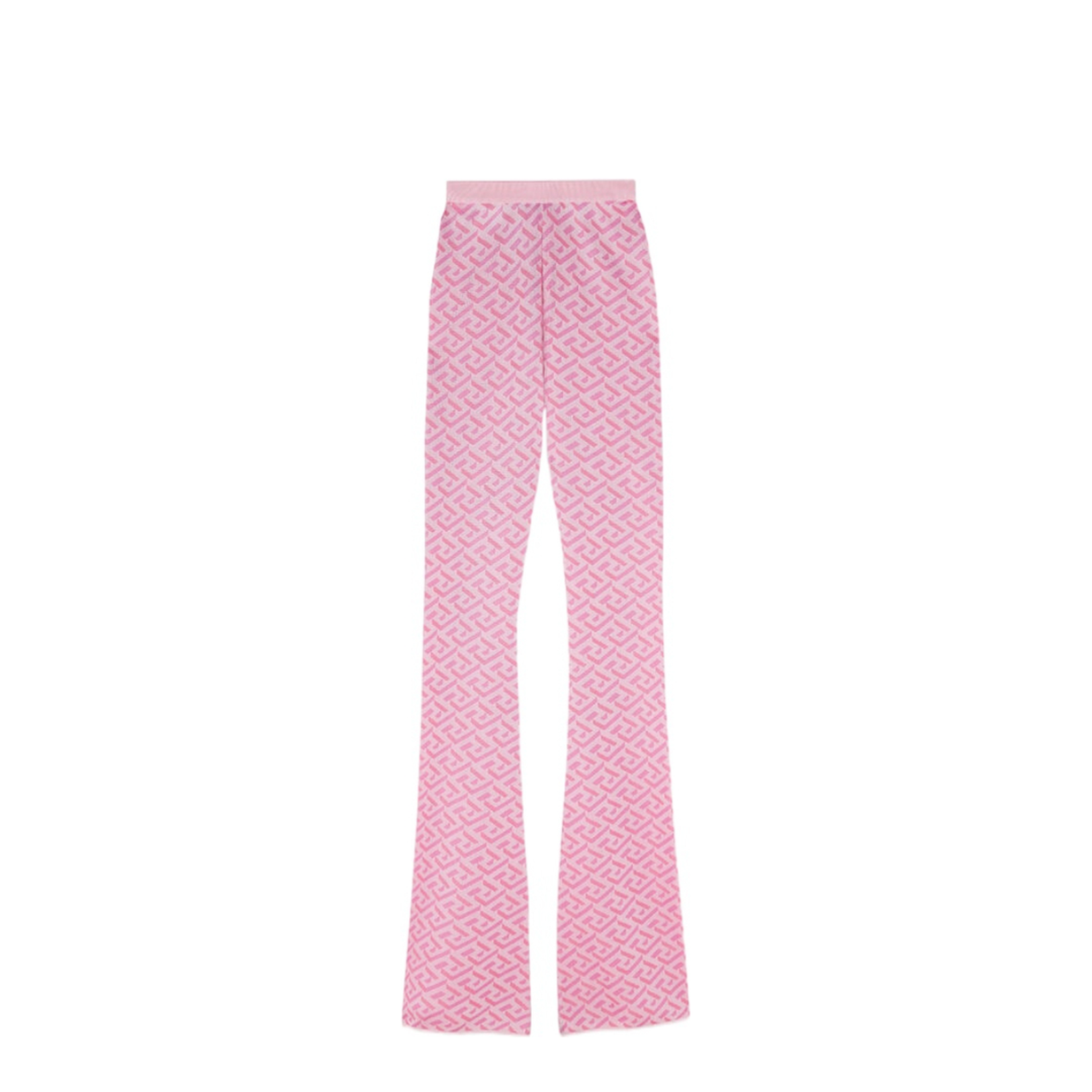 23 SS Jacquard Pants with Greek Print - Image 1