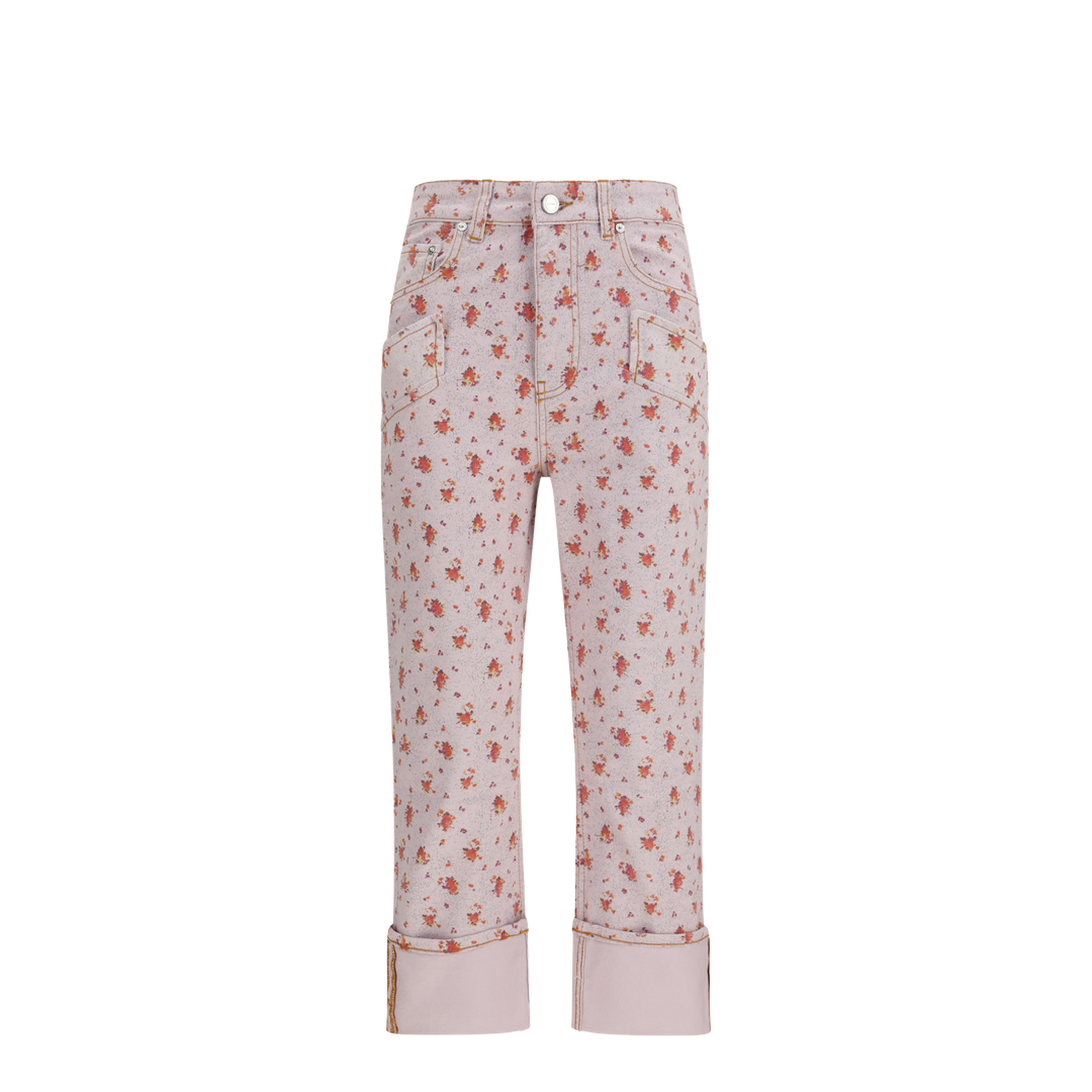 Printed Capri Pants - Image 1