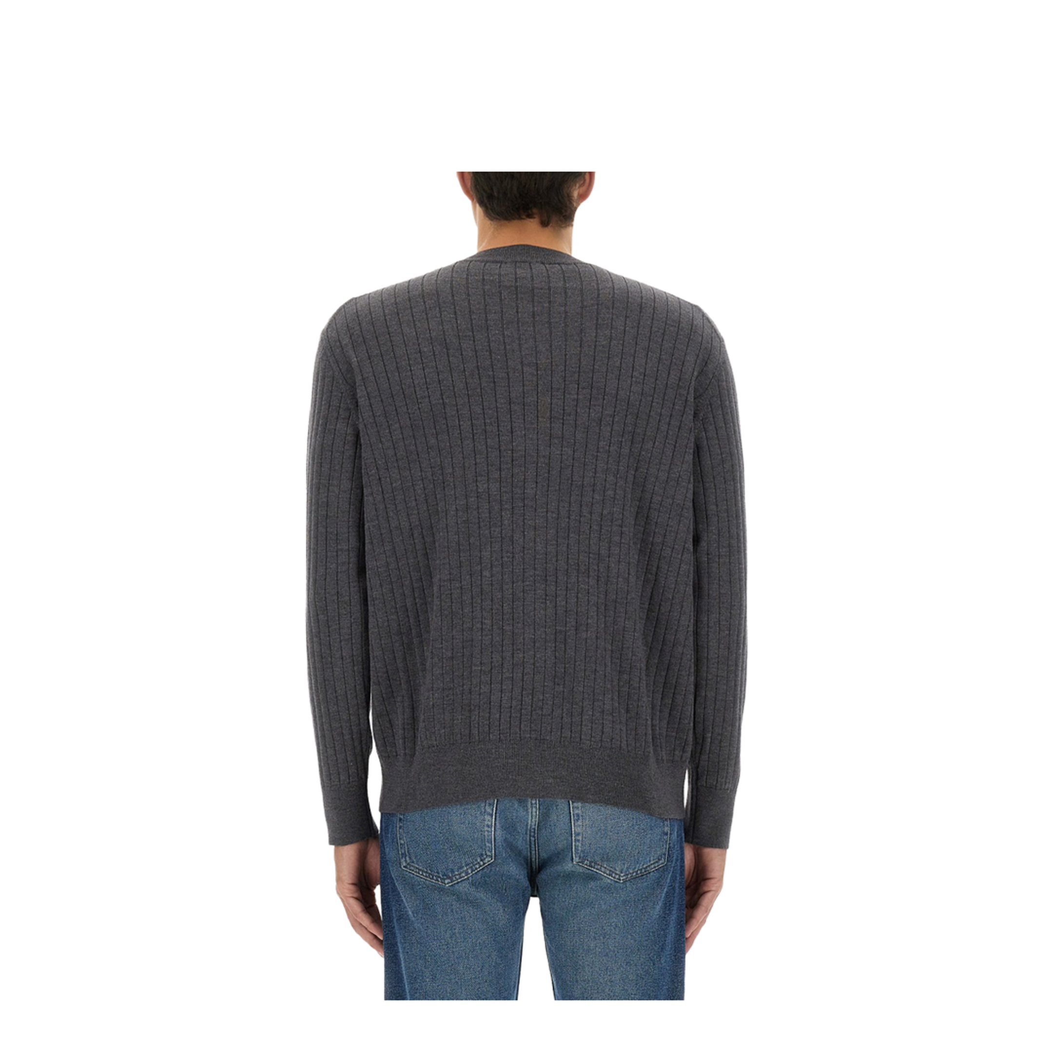 Ribbed Wool Cardigan - Image 3